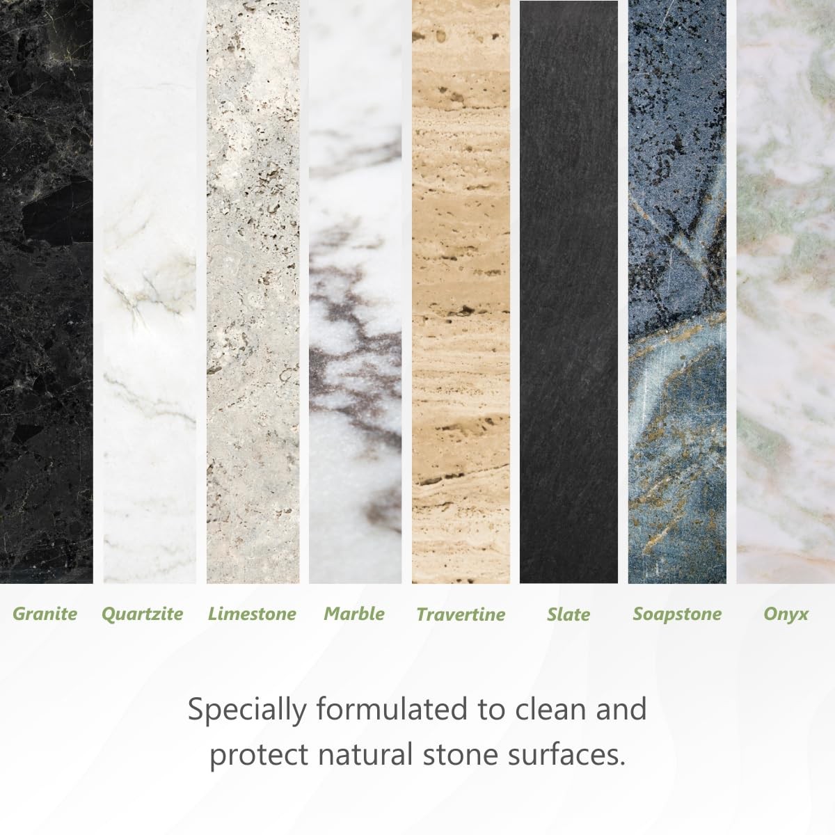 MORE Stone & Quartz Cleaner + Protector – Water-Based Surface Spray – Granite…