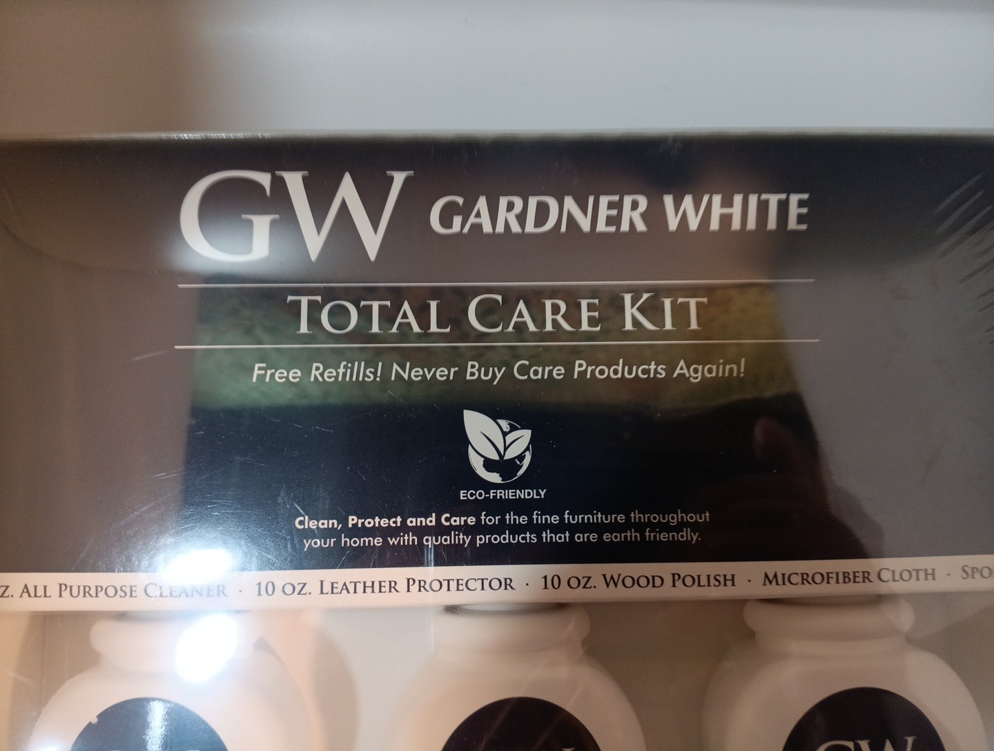 GW Gardner White Total Care Cleaning Kit Luxe Care Serveco New Free Refills