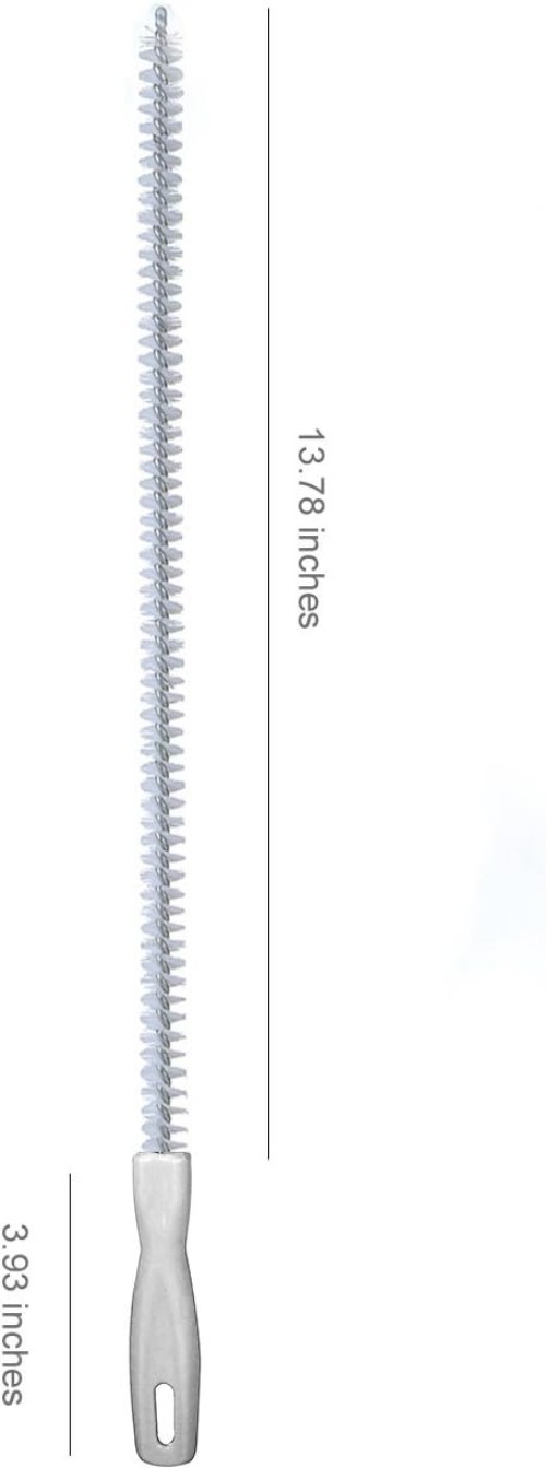 Durable Sink Drain Cleaning Brush – 17.7″ Plastic Tool with Spiral Bristles