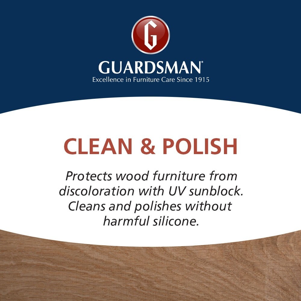 Guardsman Wood Cleaner and Polish with UV Protectant 12.5 Ounce(s) Liquid All-Pu