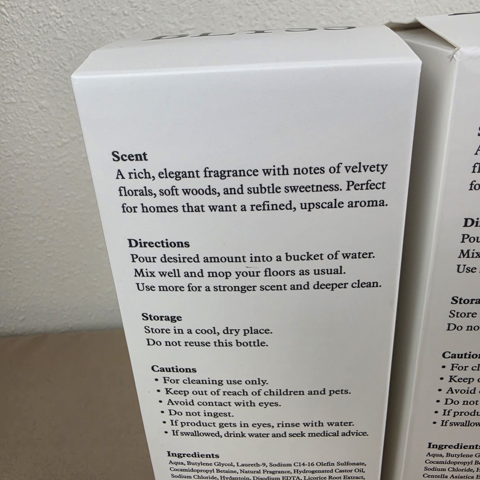 Blyss Mop Soap ROYALTY (Lot Of 2) 16.9 Fluid Oz / 500ml Concentrate