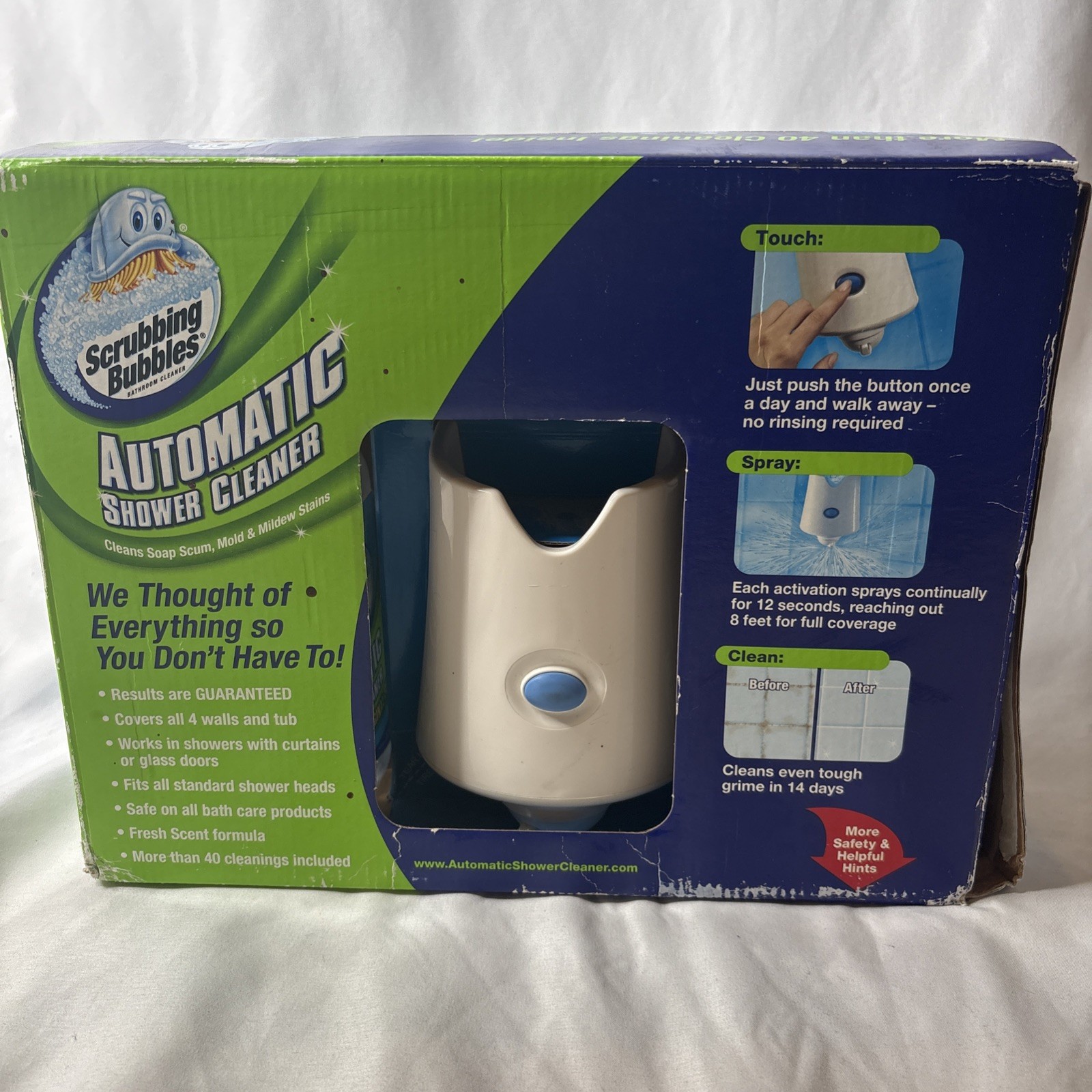 Scrubbing Bubbles Automatic Shower Cleaner With 2 Refills 68 Oz NEW Open Box