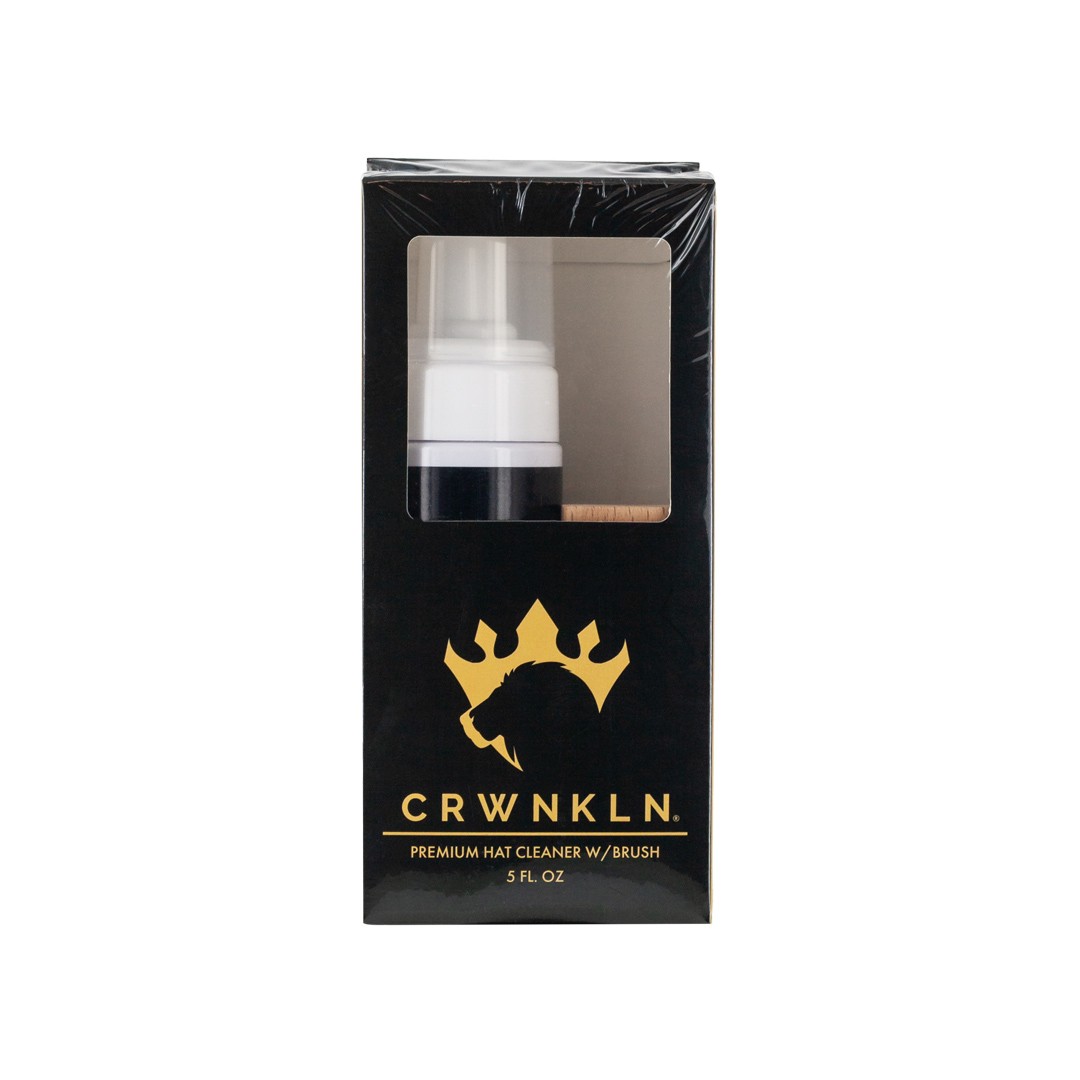 Crown Kleen Premium Hat Care Kit (Black) Spray Brush Set