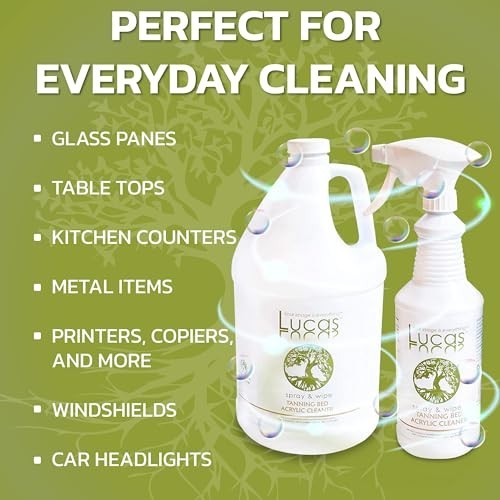 All-Purpose Acrylic & Plastic Cleaner Spray 32oz + 1 Gallon Refill Bundle