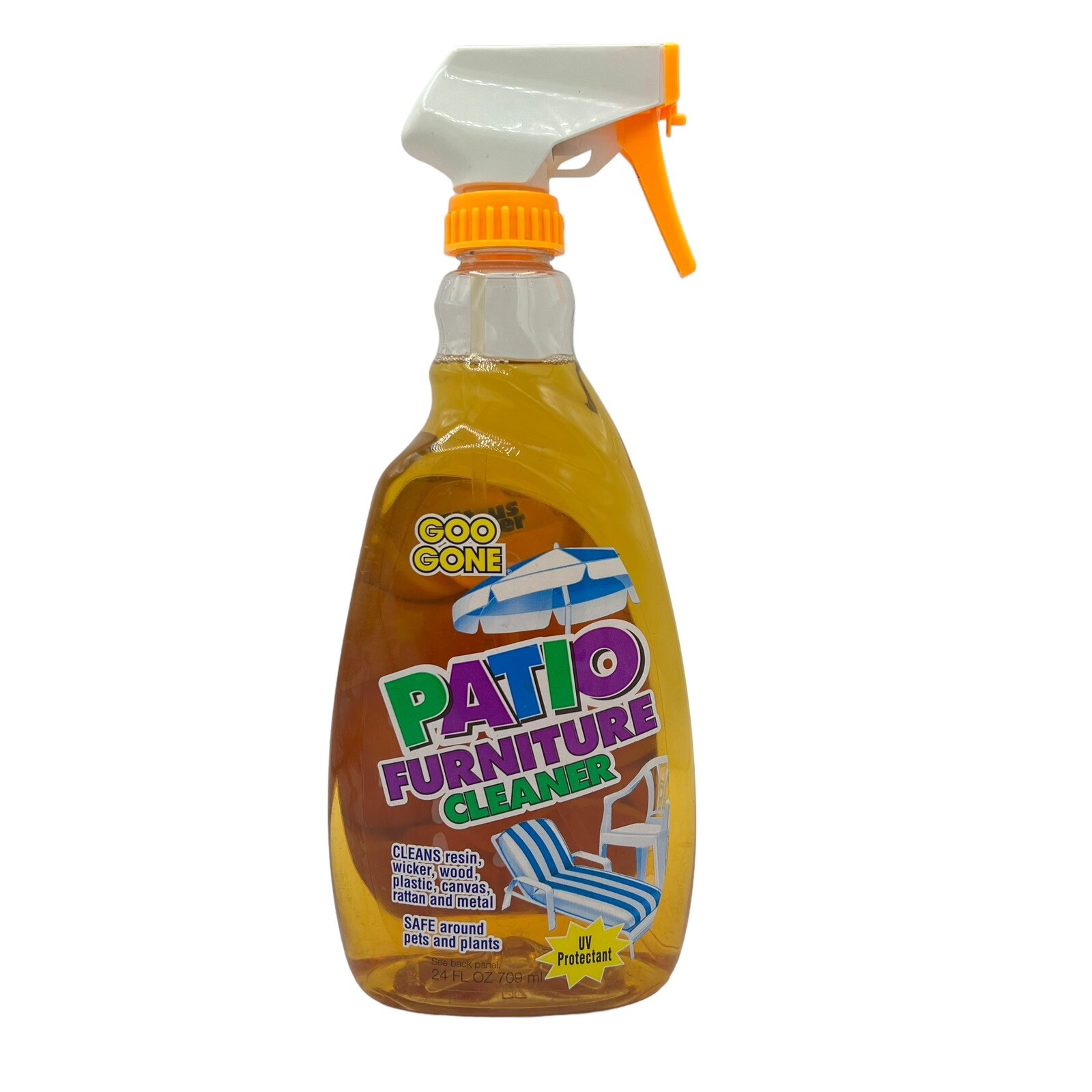 Goo Gone Patio Furniture Cleaner Spray 24 OZ UV Protectant USED!