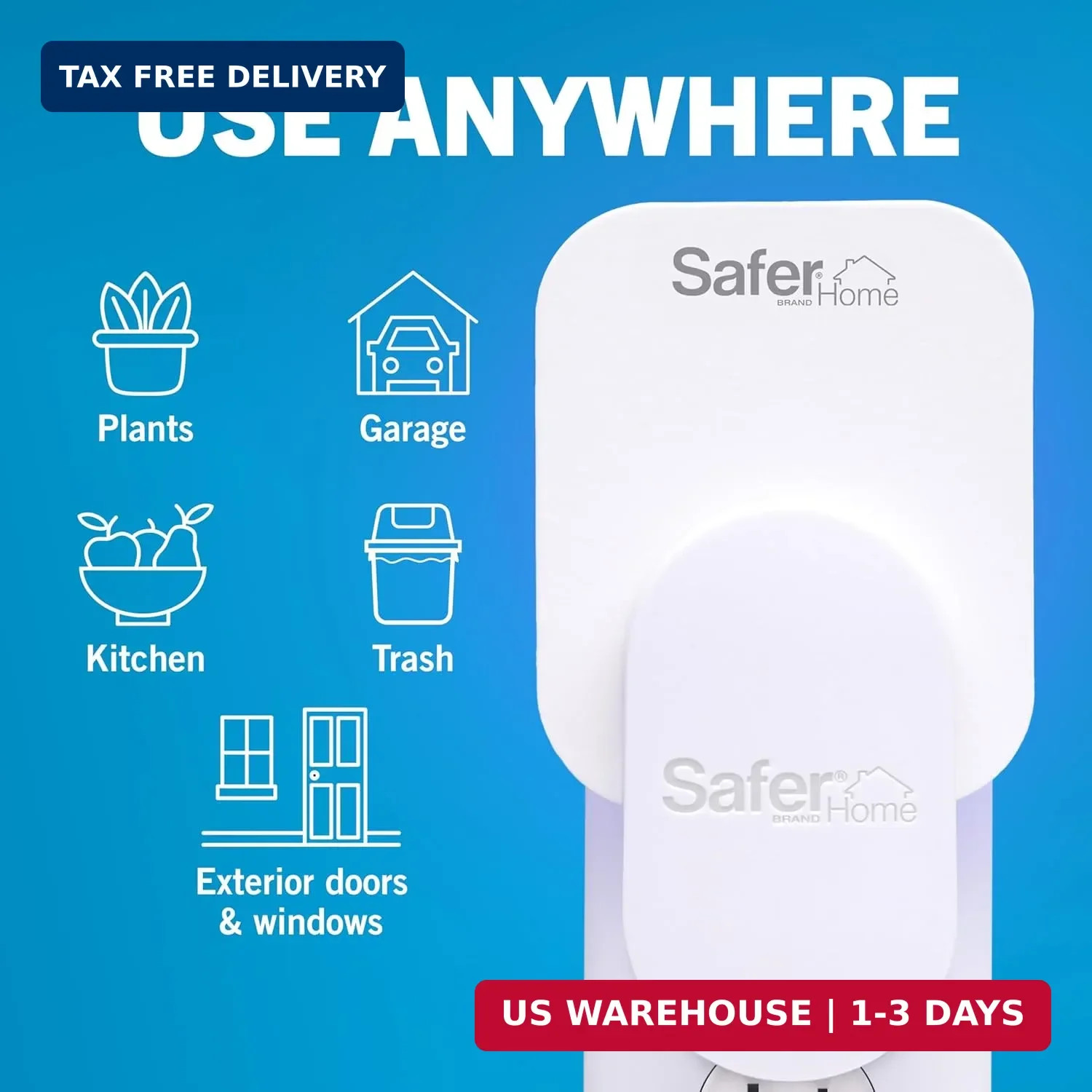 Safer Home Flying Insect Trap Official Refills | 3 Glue Card Refills for Plug-In