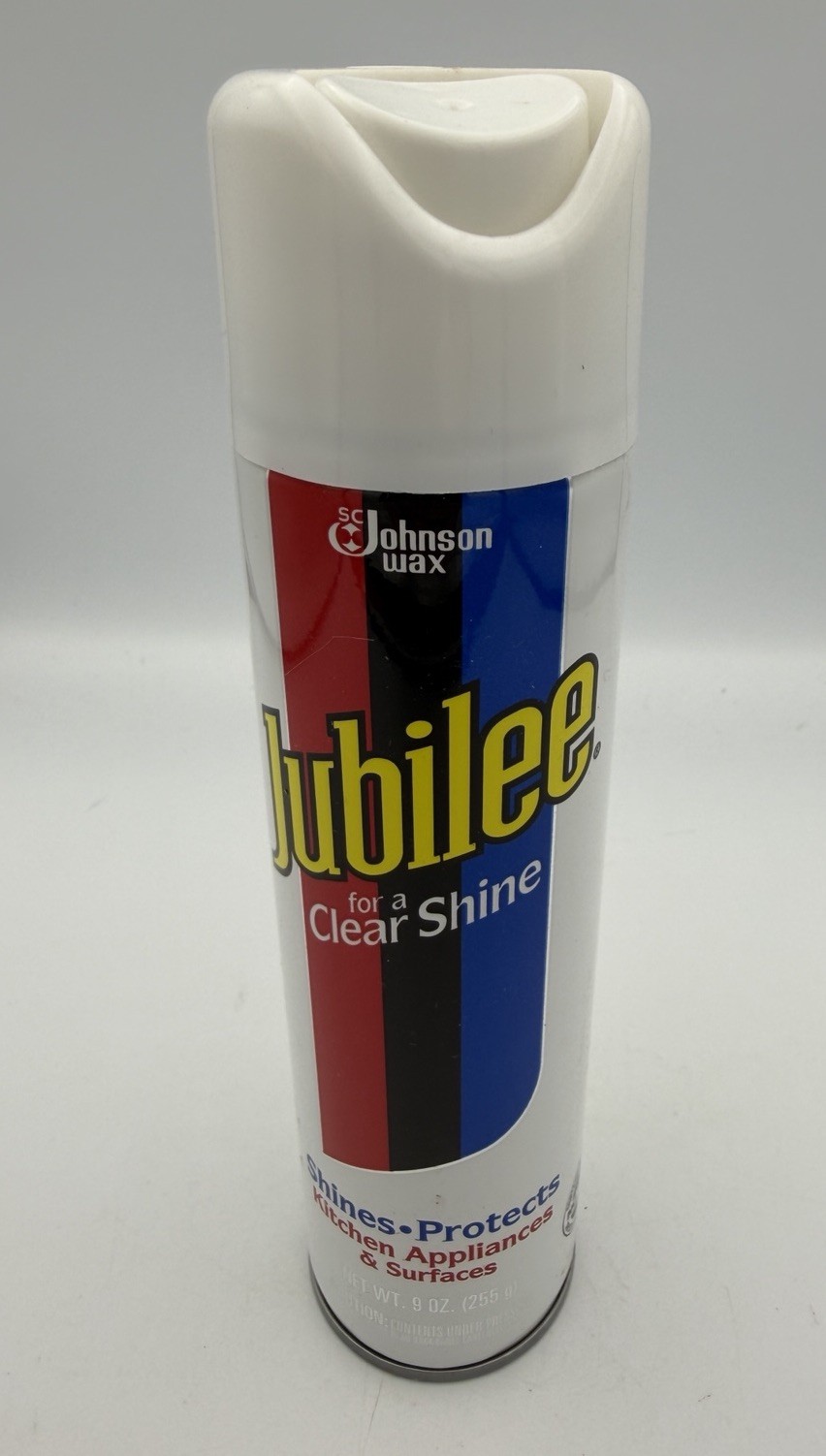 Jubilee Kitchen Wax Cleaner Spray 9 oz Can Vintage Brand NEW Clear Shine 1997
