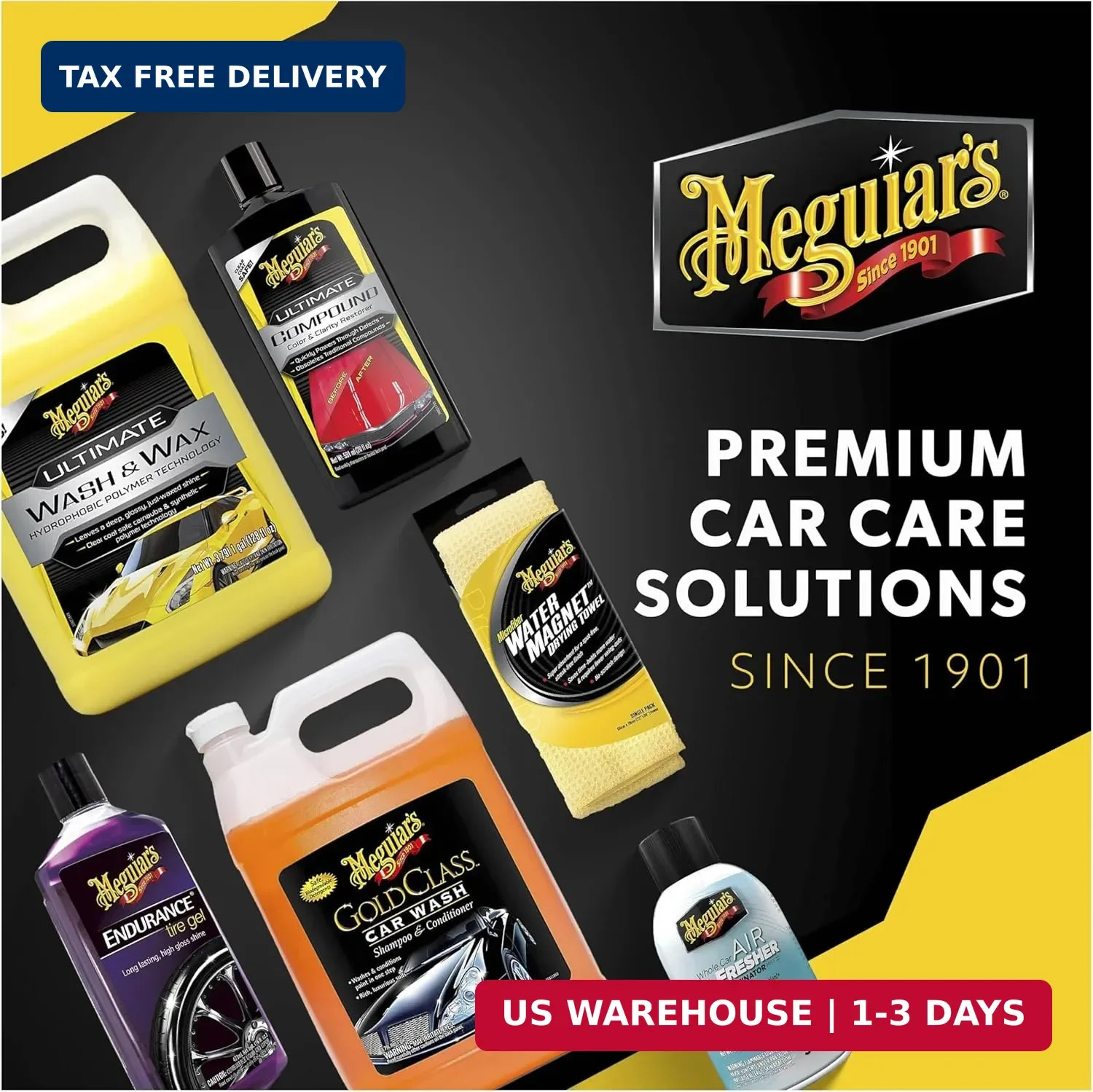 Meguiar’s Hybrid Ceramic Wash & Wax – Sophisticated Car Wash Gently Cleans and A
