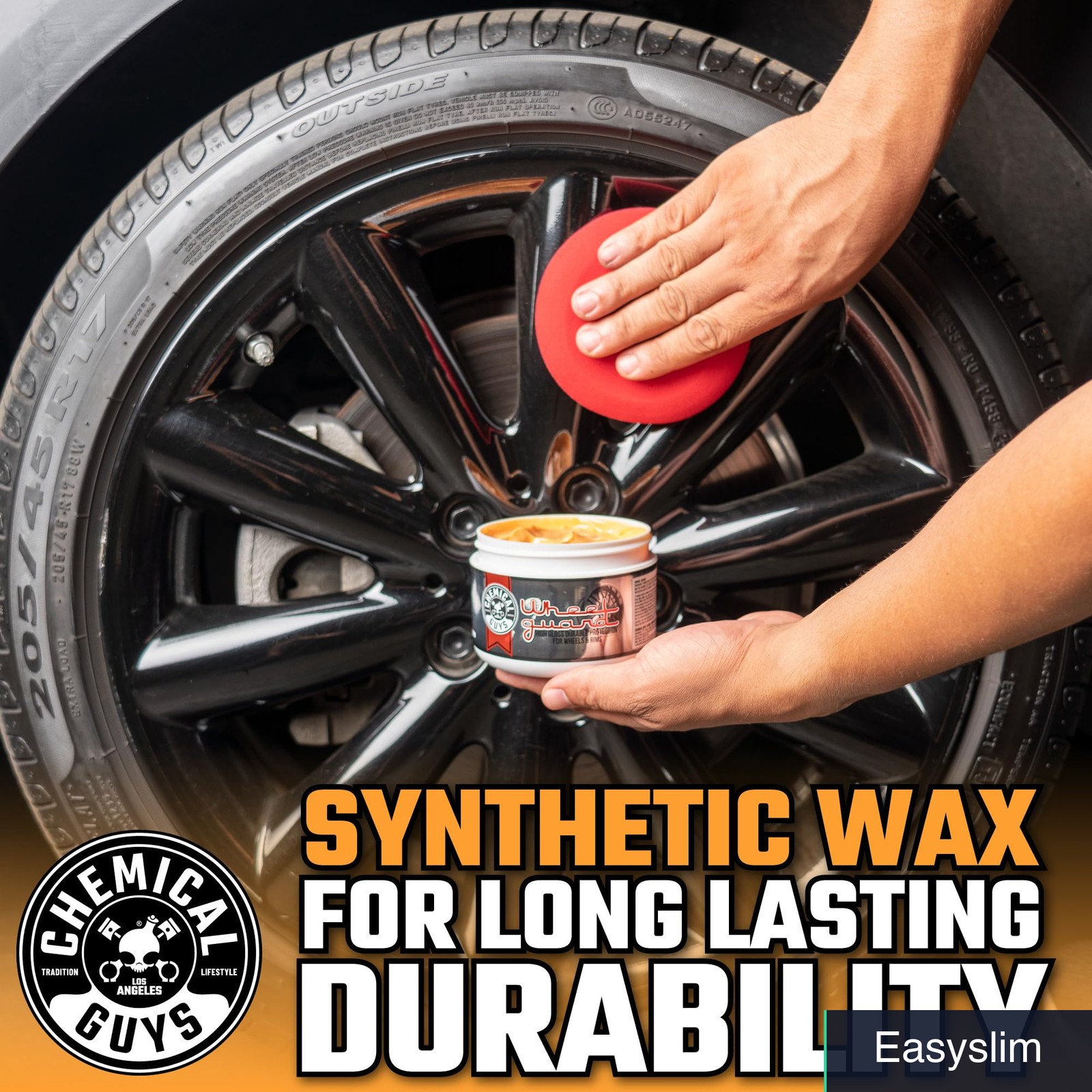 Wheel Wax Synthetic Rim Brake Dust and Corrosion Protection 8 Fl Oz