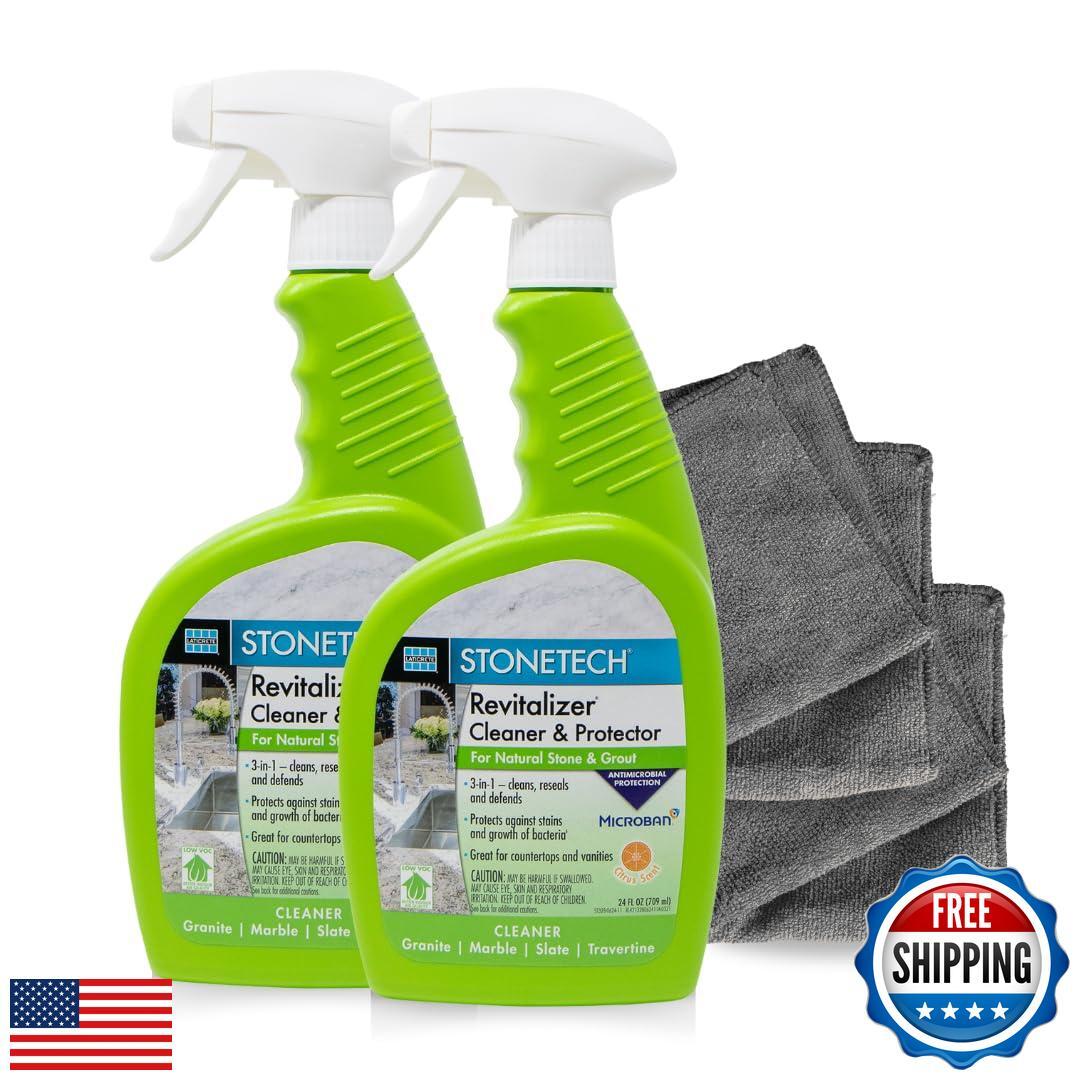 StoneTech Revitalizer Cleaner and Protector | Natural Stone Cleaner | Marble,