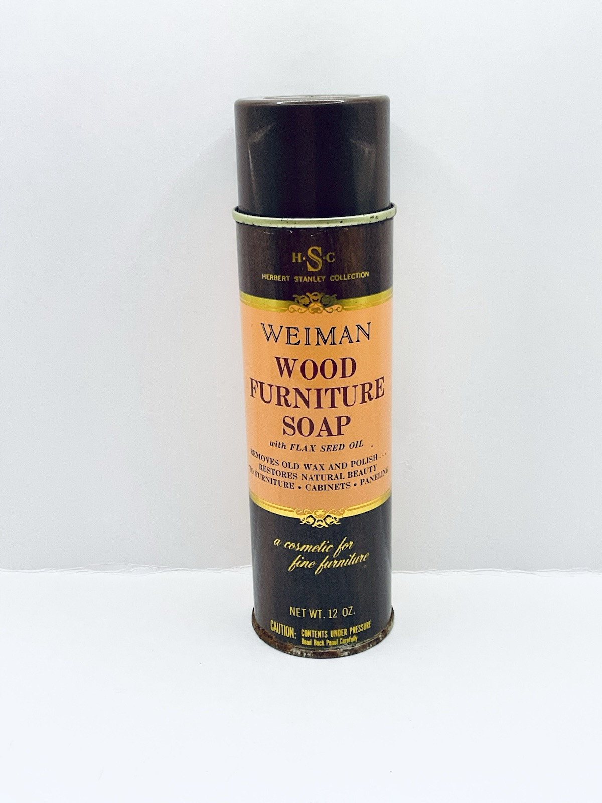 WEIMAN WOOD FURNITURE SOAP W/ FLAX SEED OIL 12 OZ STANLEY COLLECTION