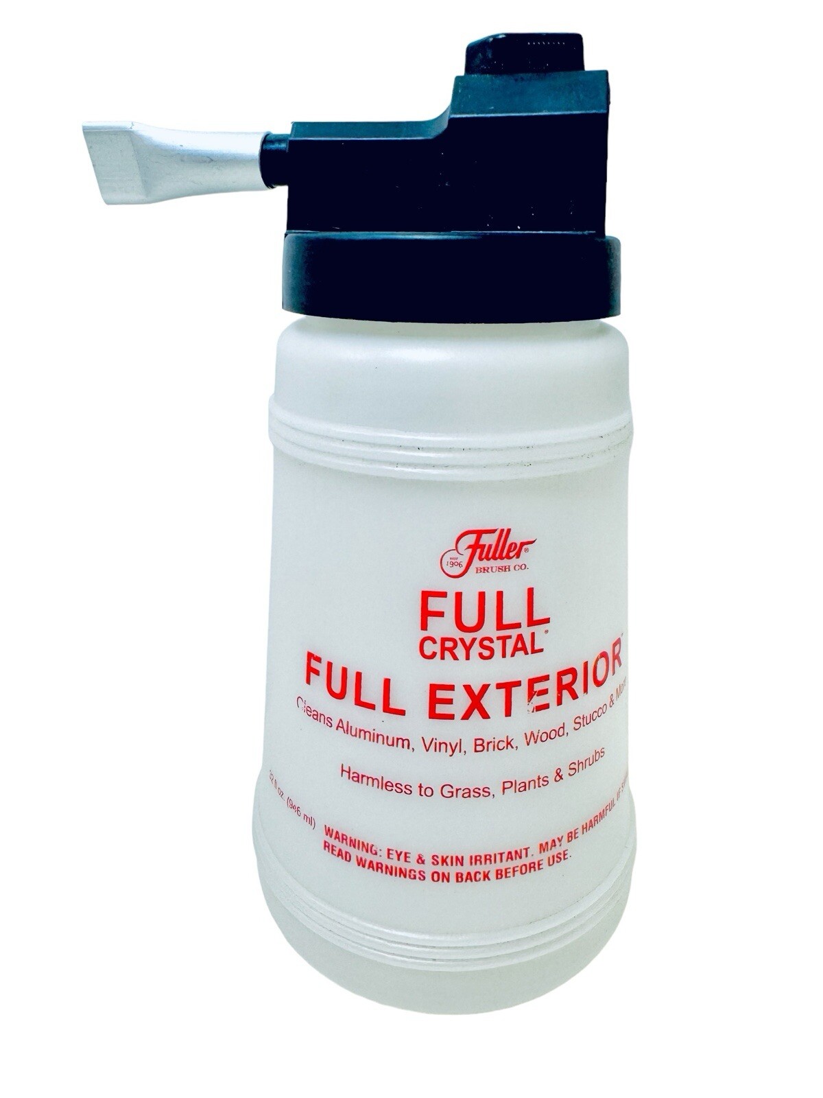 Fuller Brush Co Full Crystal Full Exterior 32 oz Dispenser & 3-4 oz Powder Packs
