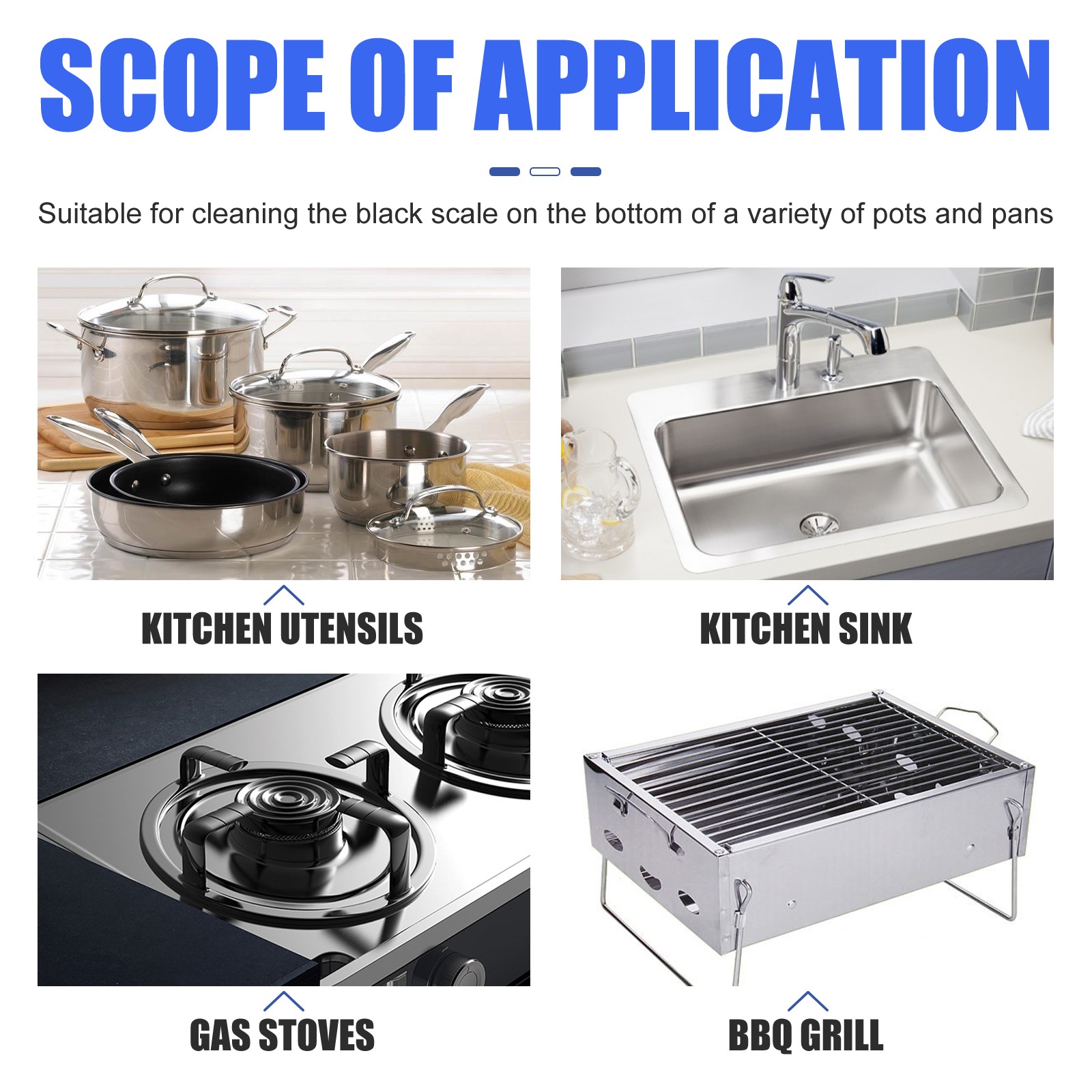 Kitchen Degreaser Spray for Stove Cooktop Range Hood Heavy Duty Cleaner