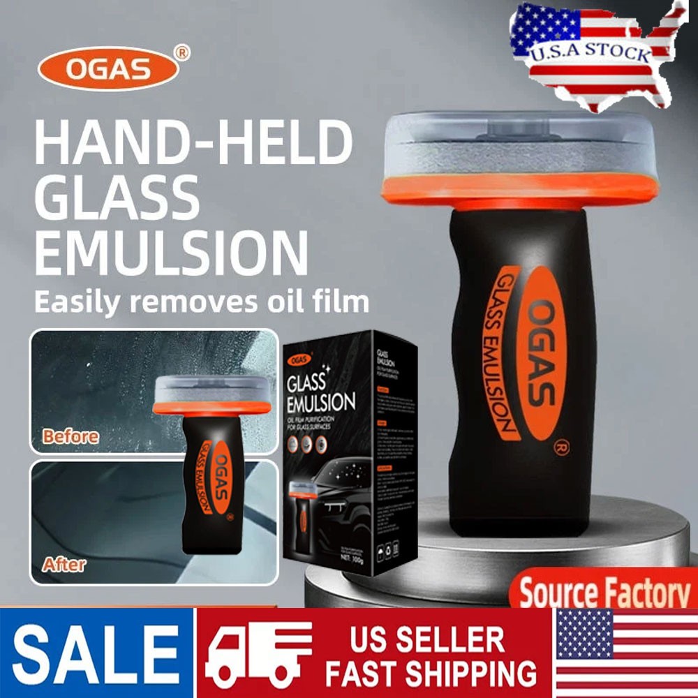 OGAS GLASS COMPOUND CLEANER – OILY FILM REMOVER AND CLEANER CAR WINDSCREEN