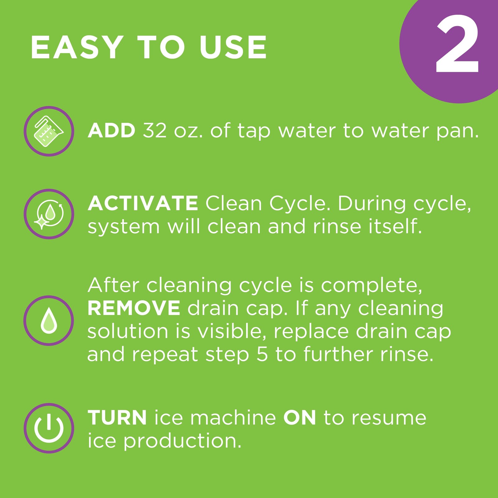 Ice Machine Cleaner, Helps Remove Hard Water and Mineral Buildup for Great-Ta…