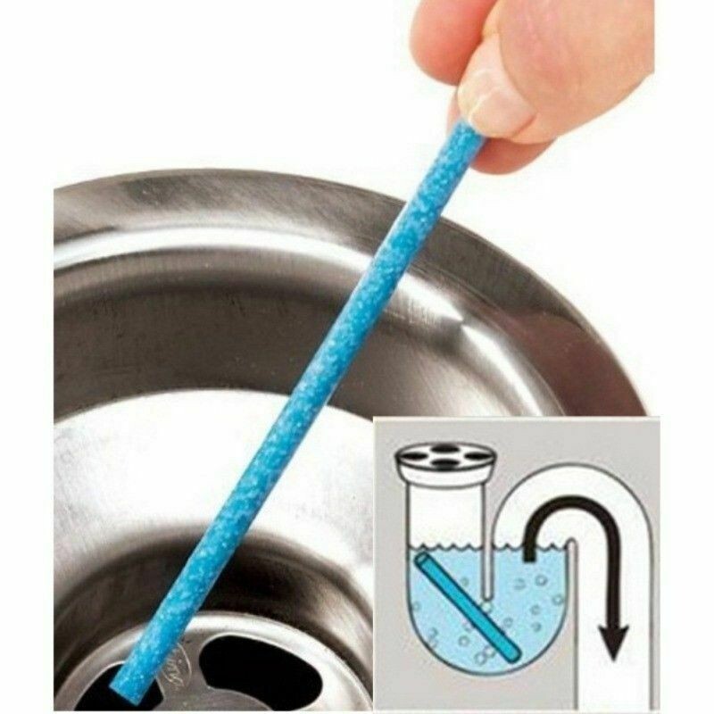 12X Deodorizer Sticks Sani Keeps Drains & Pipes Clean & Odor Free Biodegradable