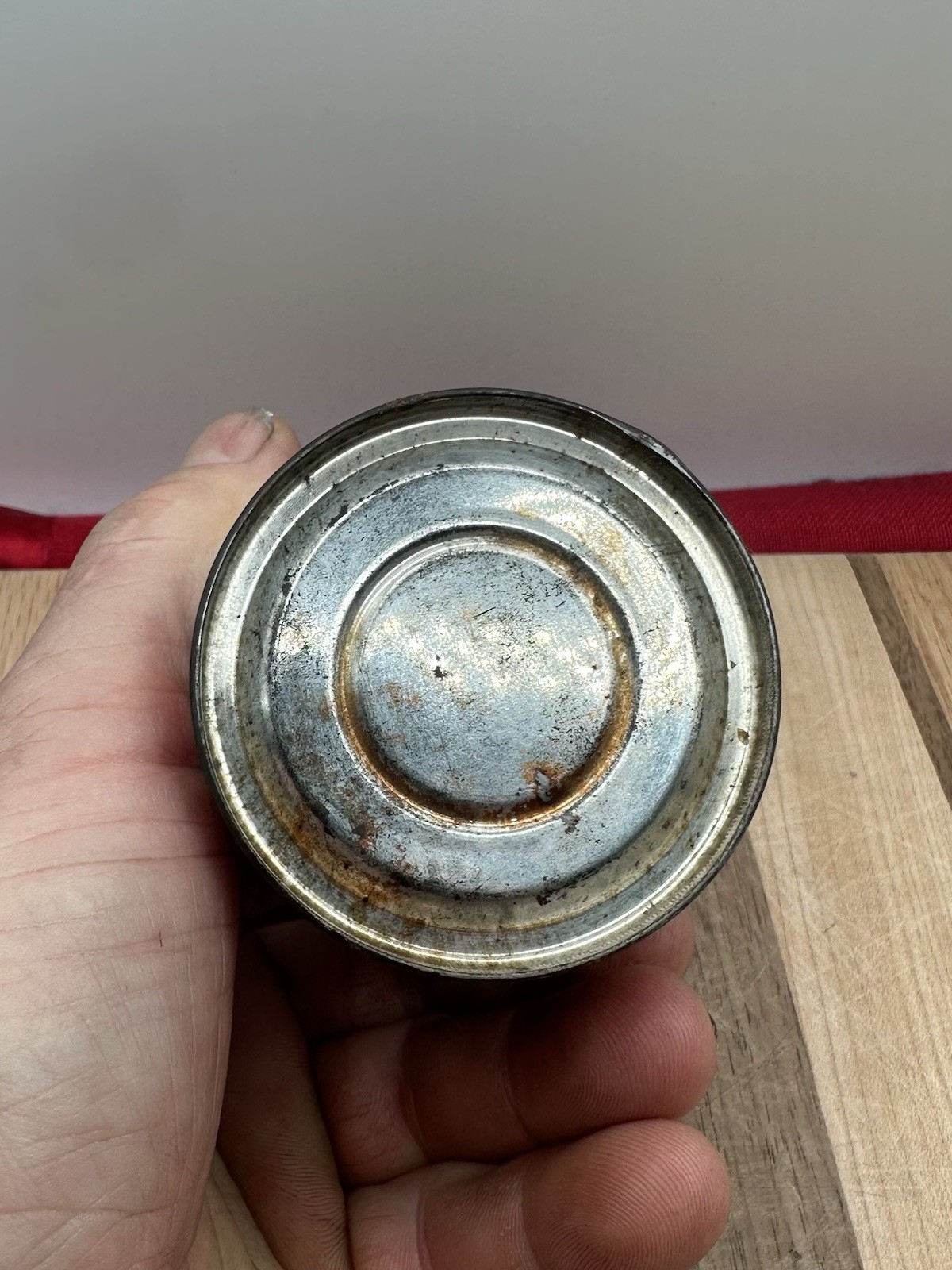 Vintage Nevr-Dull 2.5 Oz. Magic Wadding Polish Collectible Tin 1941 Can Design