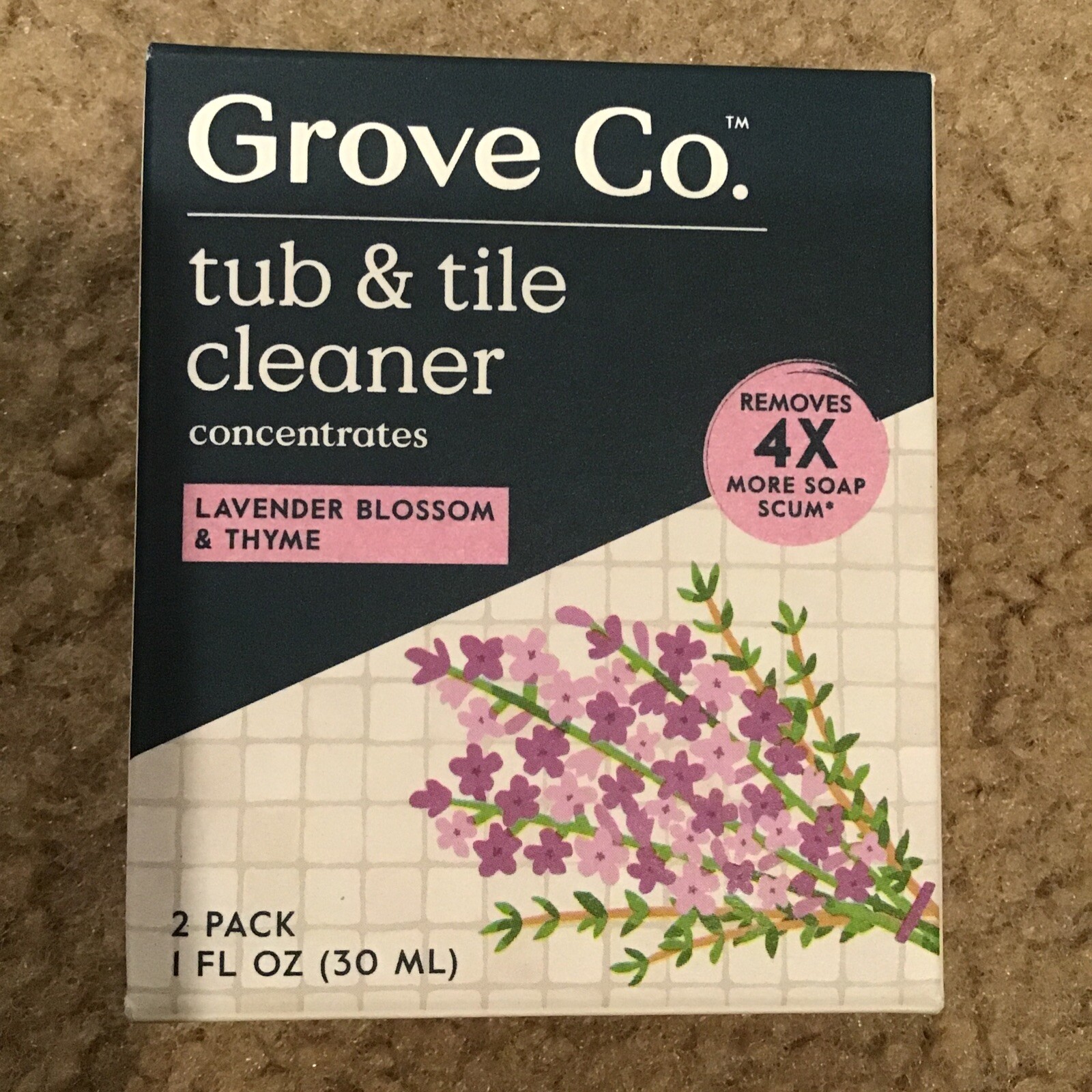 🔥 3 Pk – Glass Tub Tile cleaner Biobase REFILLS Lavender Thyme Orange Rosemary