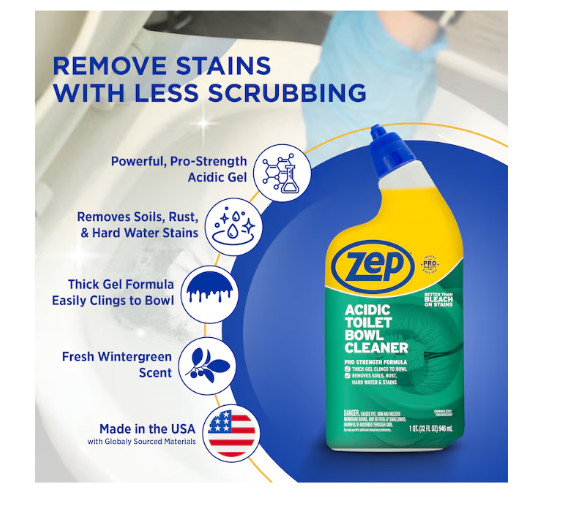 Zep Acidic 32-fl oz Toilet Bowl Cleaner