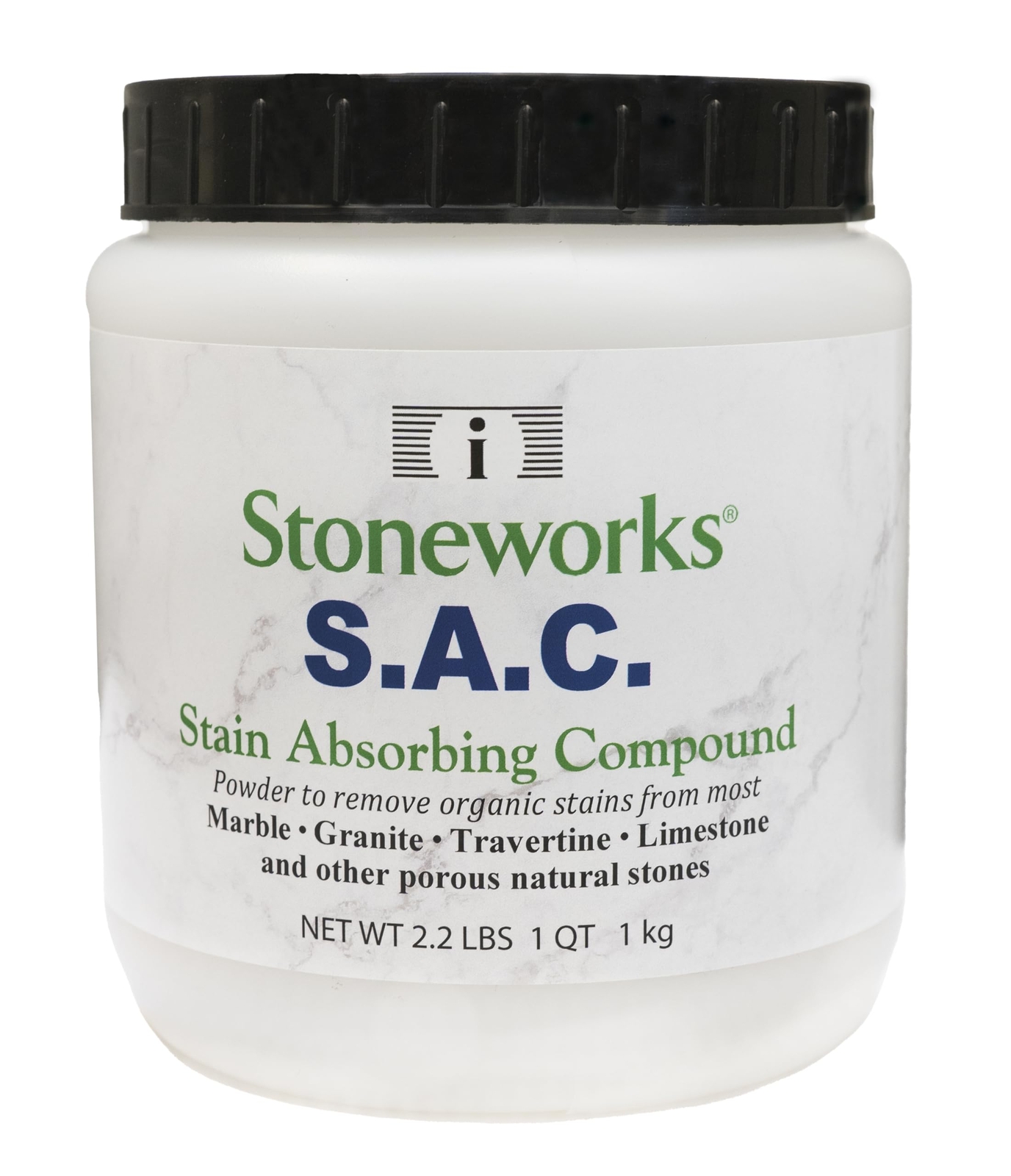 SAC Poultice Powder (2.2 Lb) Powder to remove organic stains such as oil, gre…