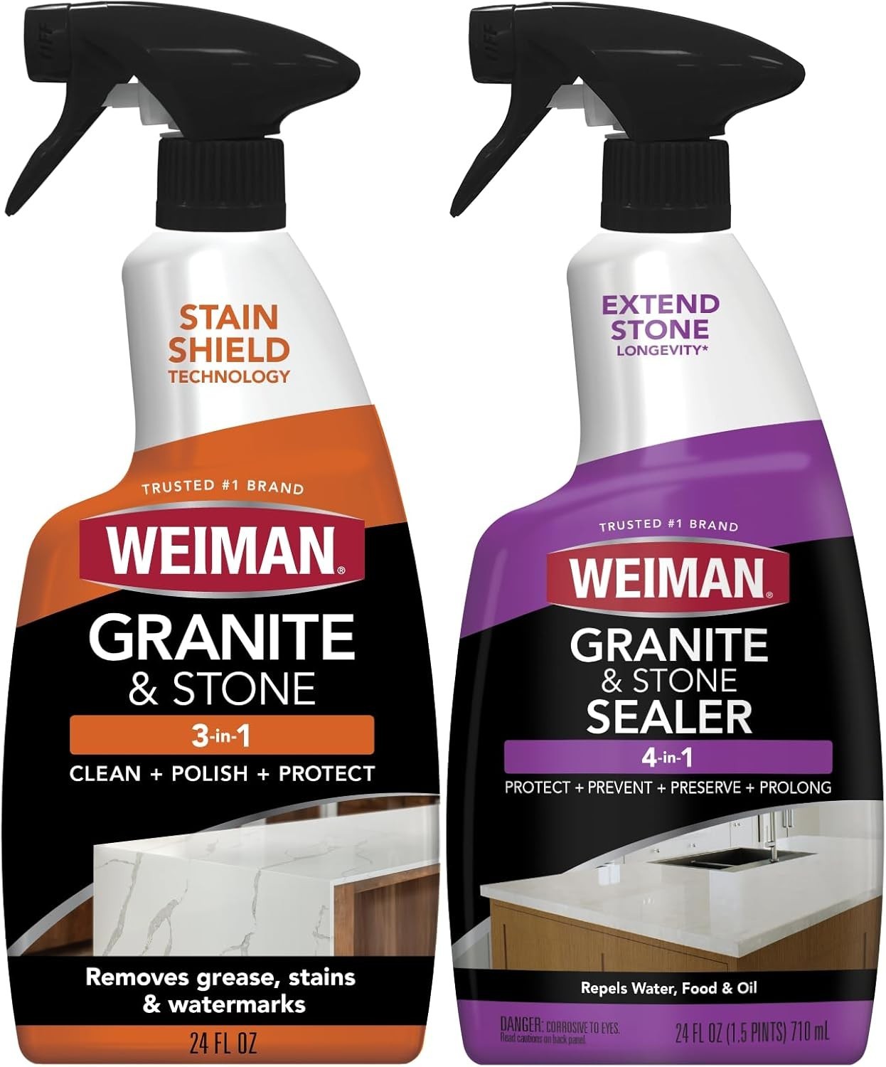 Complete Stone & Granite Cleaner and Sealer Kit – Professional Quality Care