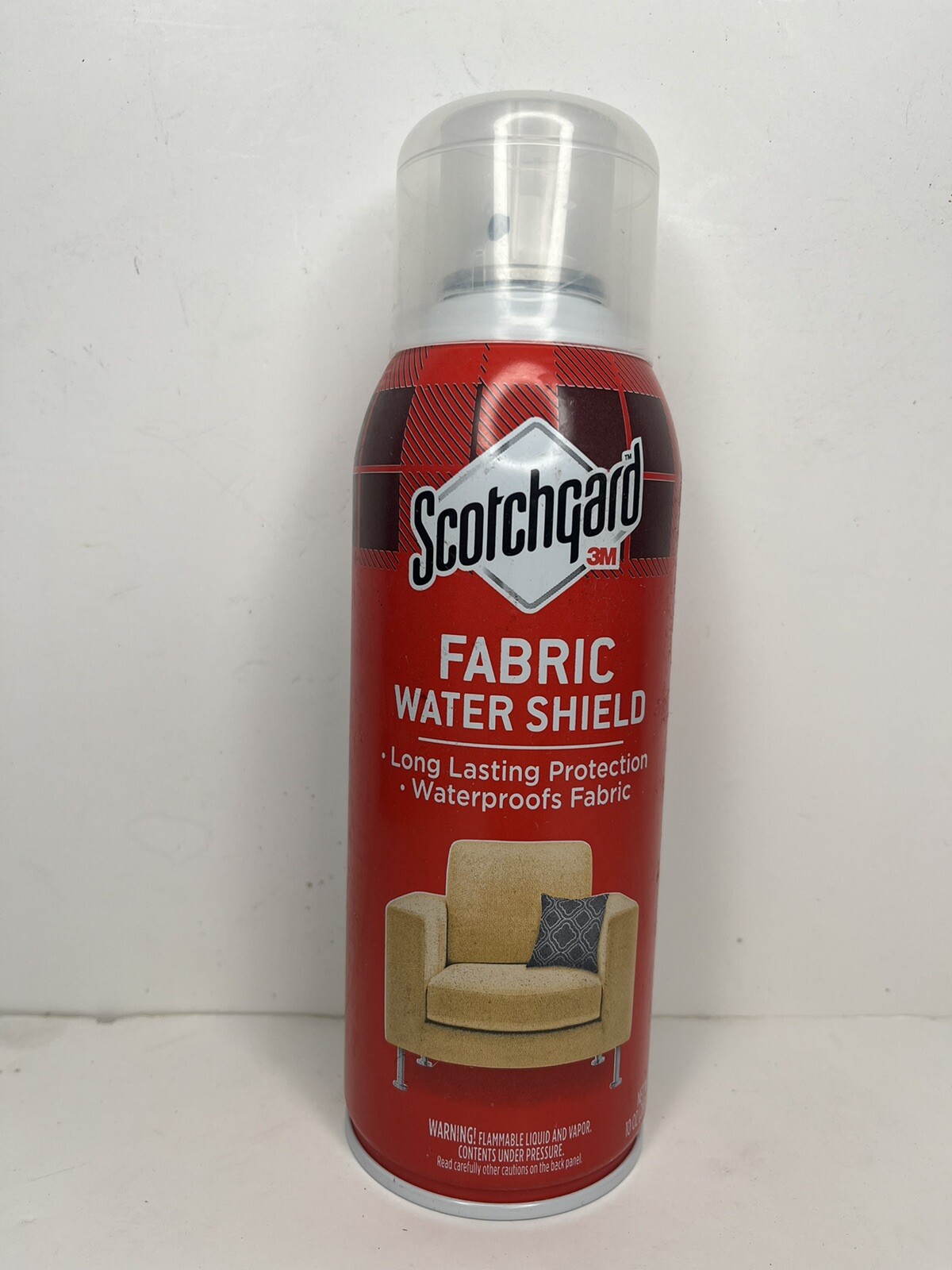 6 Cans 3M Scotchgard Transparent Fabric Water Shield Dries Clear & Oderless 10oz