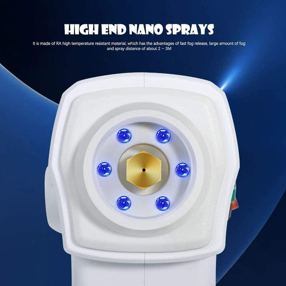 Blue Lighter Handheld Nano Steam Atomizer, Fogger Machine Disinfectant Sprayer.
