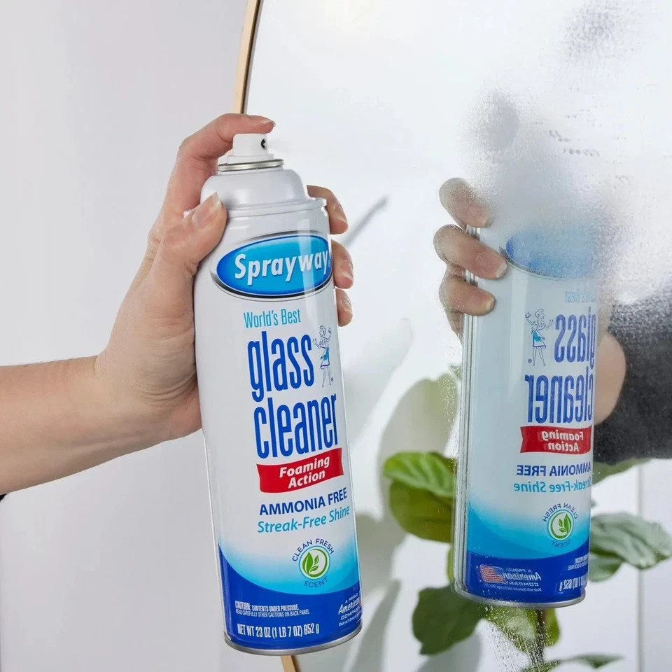 Sprayway 23 oz Aerosol spray Glass Cleaner