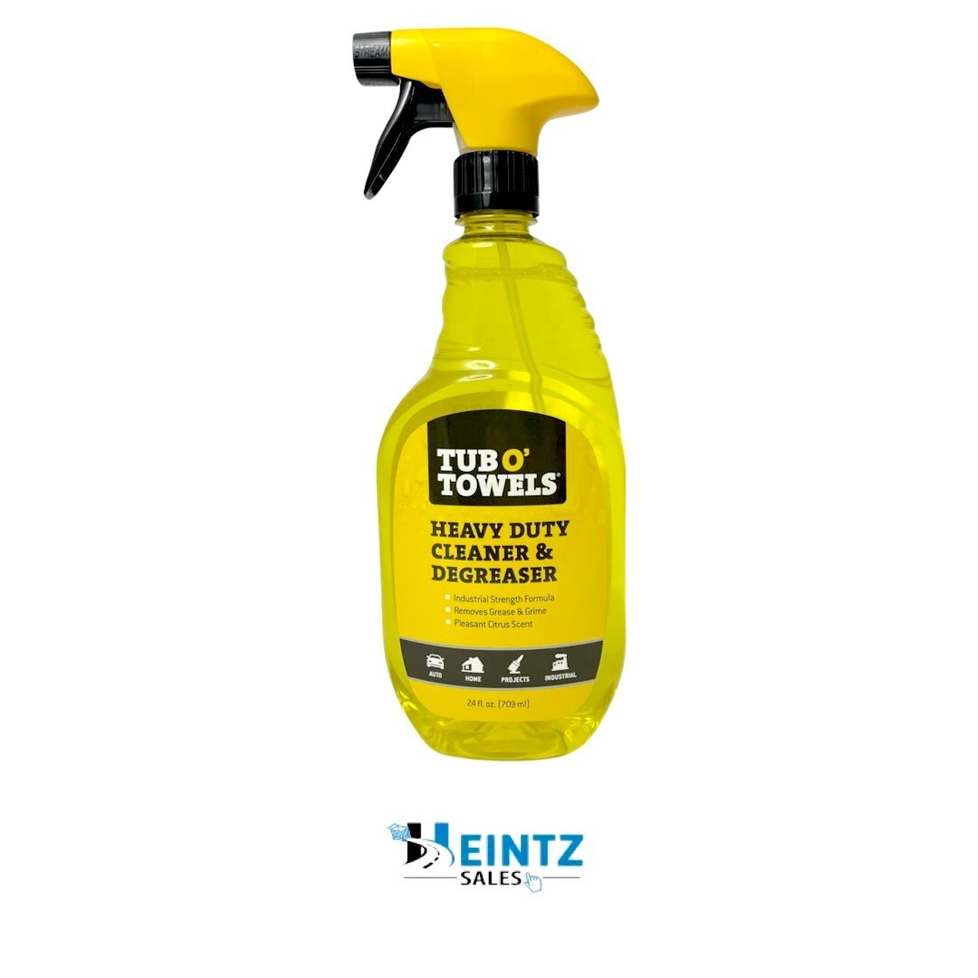 Tub O Towels TW24 Heavy Duty Cleaner & Degreaser Spray 24oz Industrial/Home/Auto