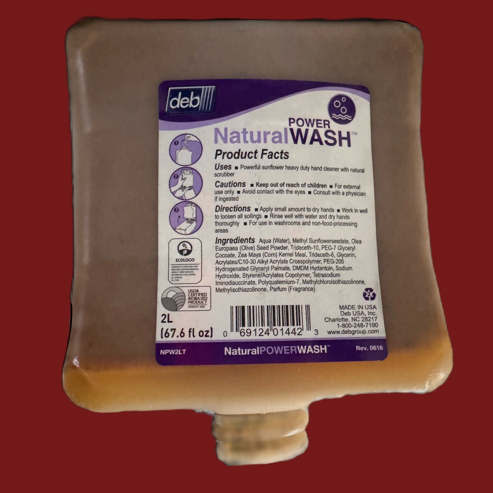 Hand Cleaner 21, Plastic Cartridge (4/cs)/CU6163