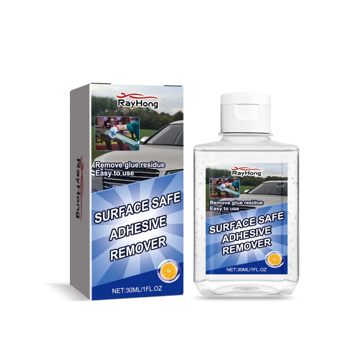 Adhesive Remover for Car Paint Glass Multi-Surface Glue Residue Cleaner