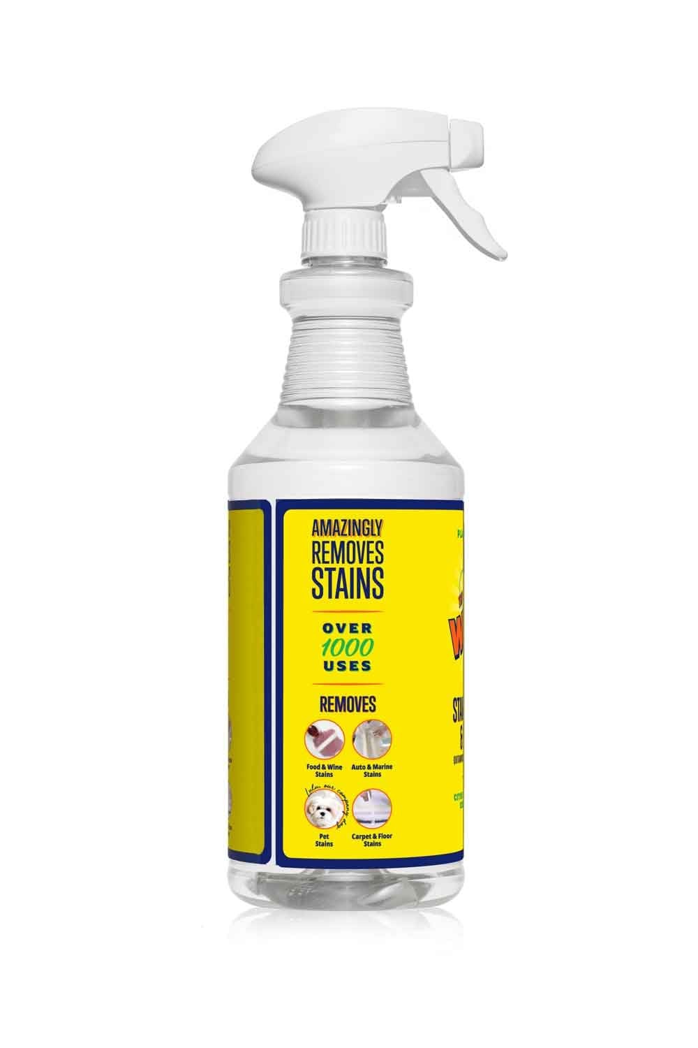 Whip It Cleaner, Multi Purpose Stain Remover Professional Strength Spray, Pl…