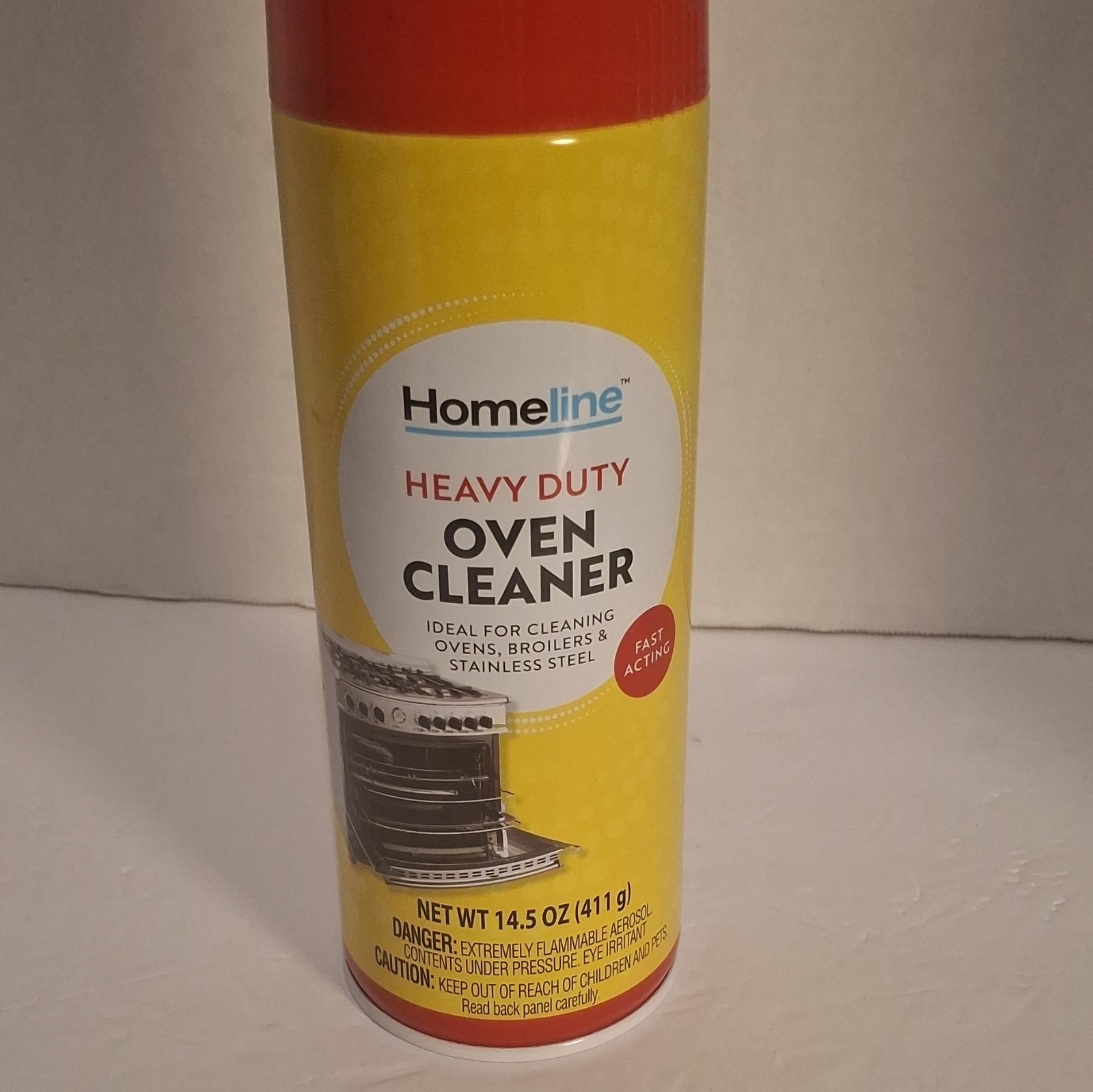 Homeline Heavy Duty Fast Acting Oven/Grill Cleaner, 14.5 oz Aerosol Spray