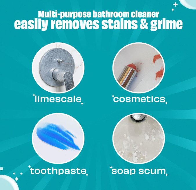 Scrubbing Bubbles Easy Clean Foaming Bleach-Free Bathroom All Purpose Cleaner, F