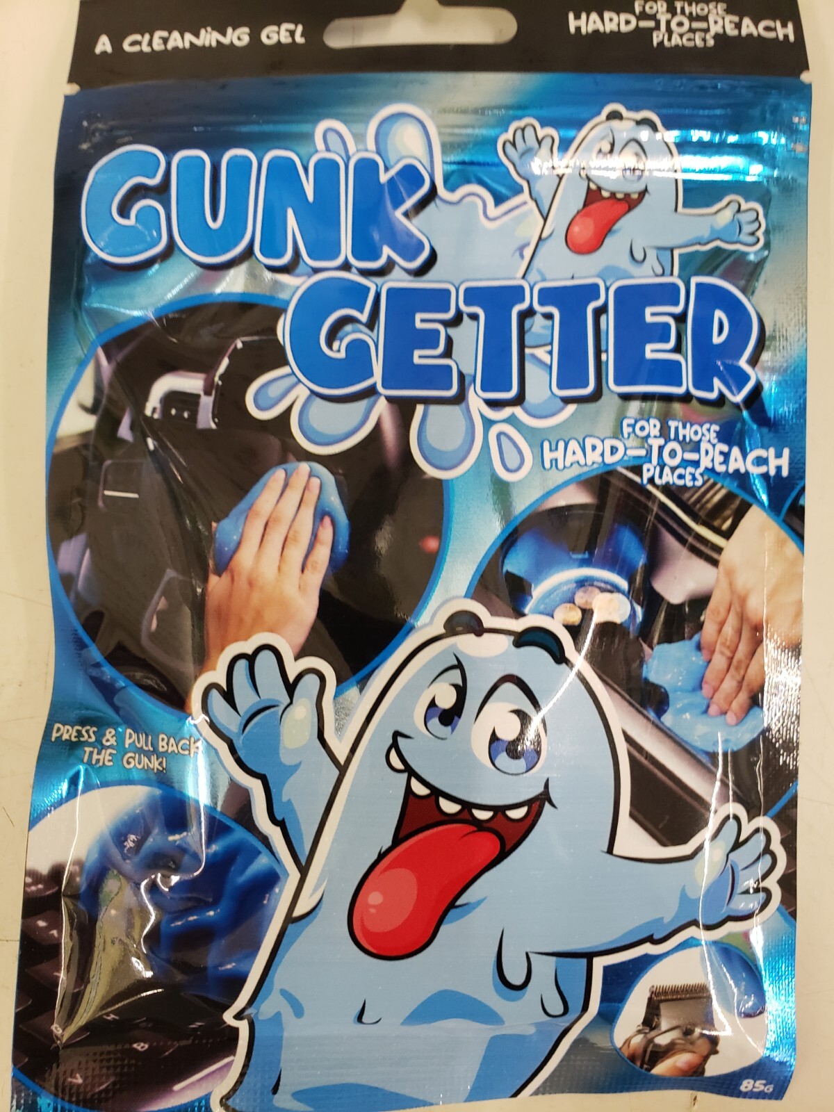 2-New Gunk Getter for Cleaning Gel for Those Hard to Reach Places