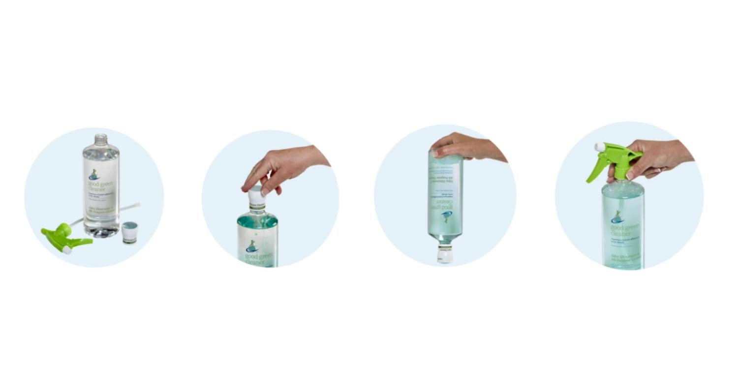 Glass & Multi Surface Cleaner Starter Set | 32 ounce, Reusable Spray Bottle |…