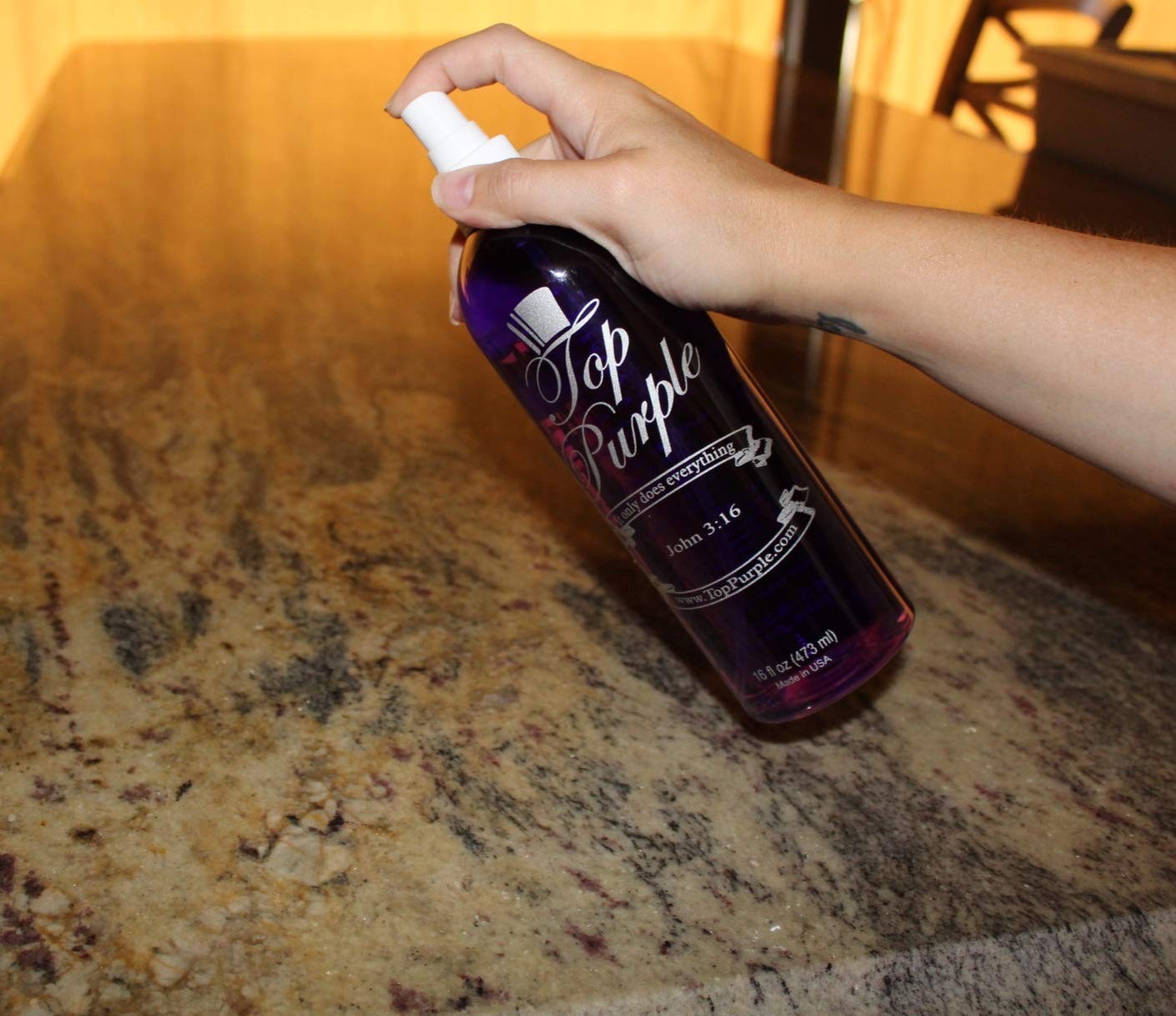 Purple Jewelry and More Cleaner 16 Ounce Spray Bottle