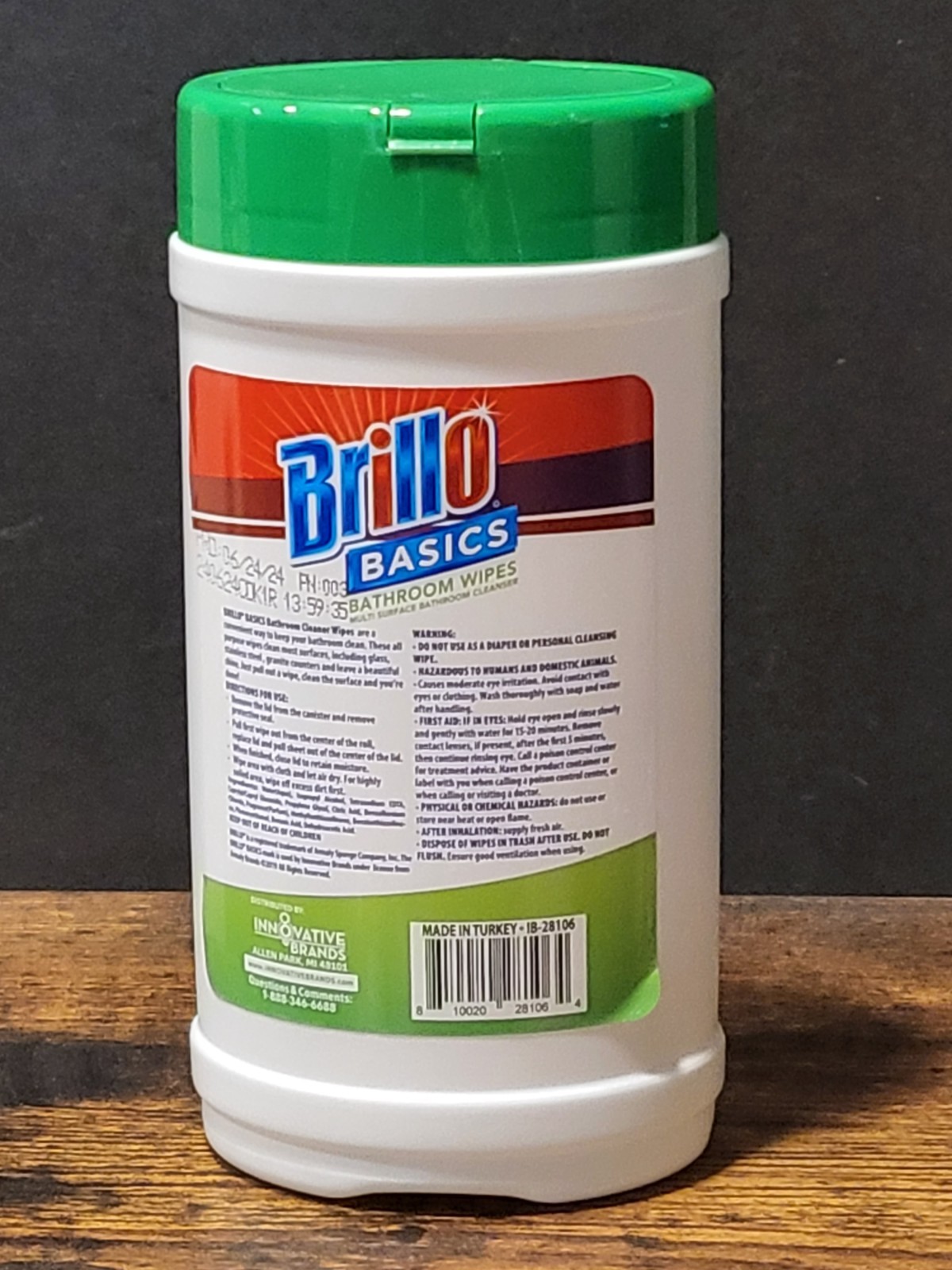 Brillo Basics Multi-Surface Wipes – Fresh Scent – 80 Ct – Bathroom & Kitchen