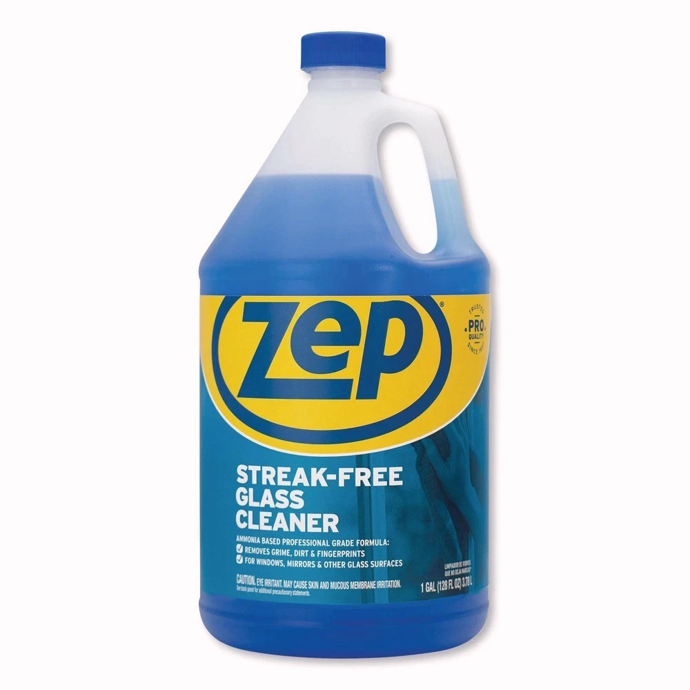 Zep Commercial ZU1120128CT 1 gal. Streak-Free Glass Cleaner – Pleasant (4/CT)