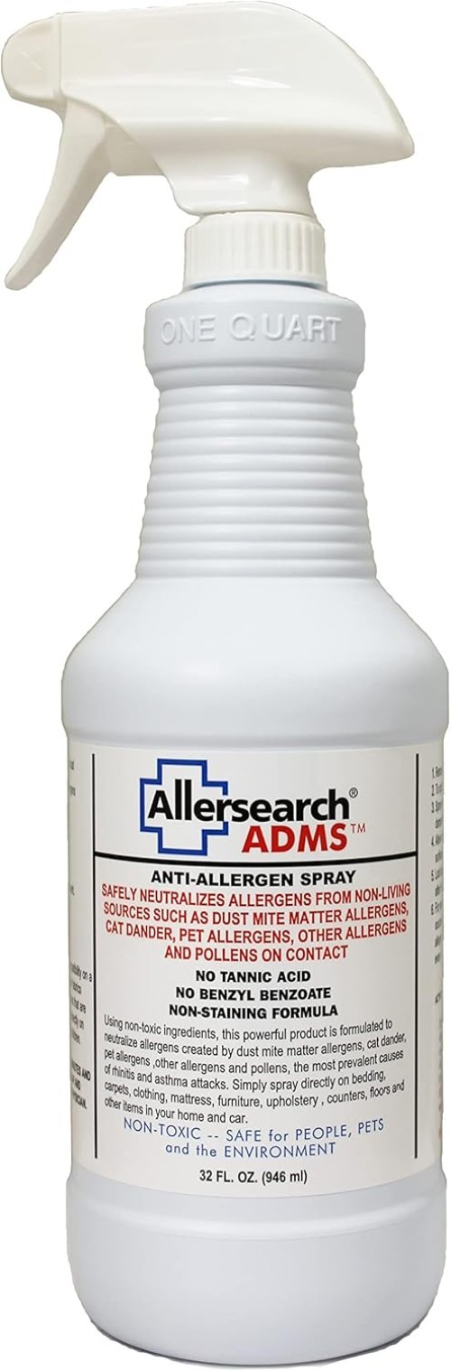 ADMS 32 oz Allergen Spray – Treats 600 sq ft with Long Lasting Protection