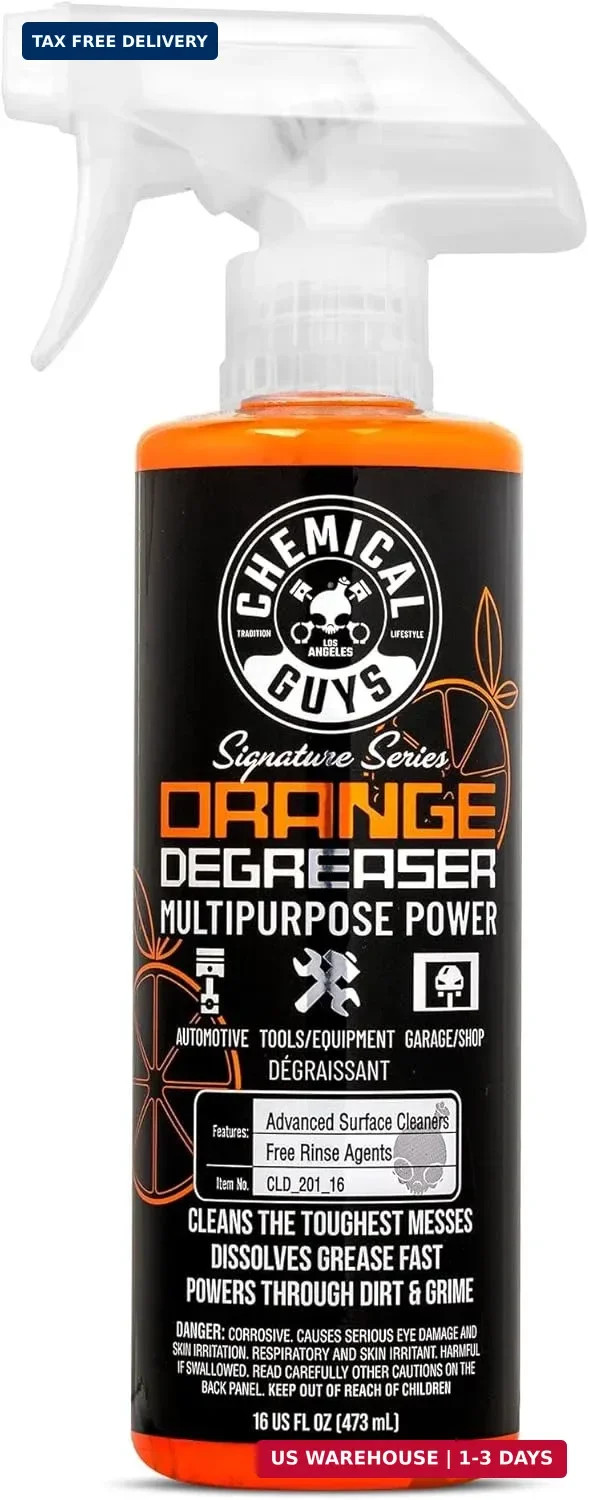 Chemical Guys Signature Series Orange Degreaser Spray – Heavy Duty All Purpose C