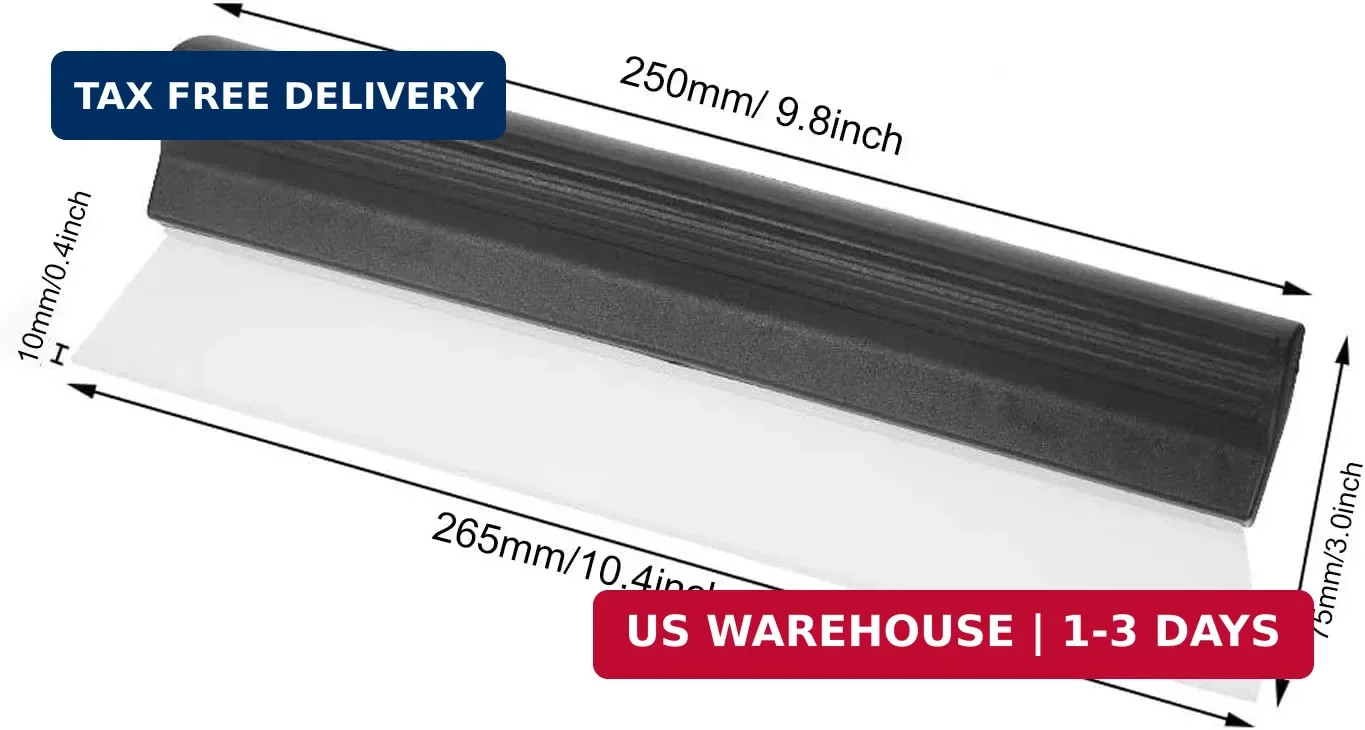 2Pack Water Blade Professional Automotive Wiper Squeegee Silicone Auto Car Dryer