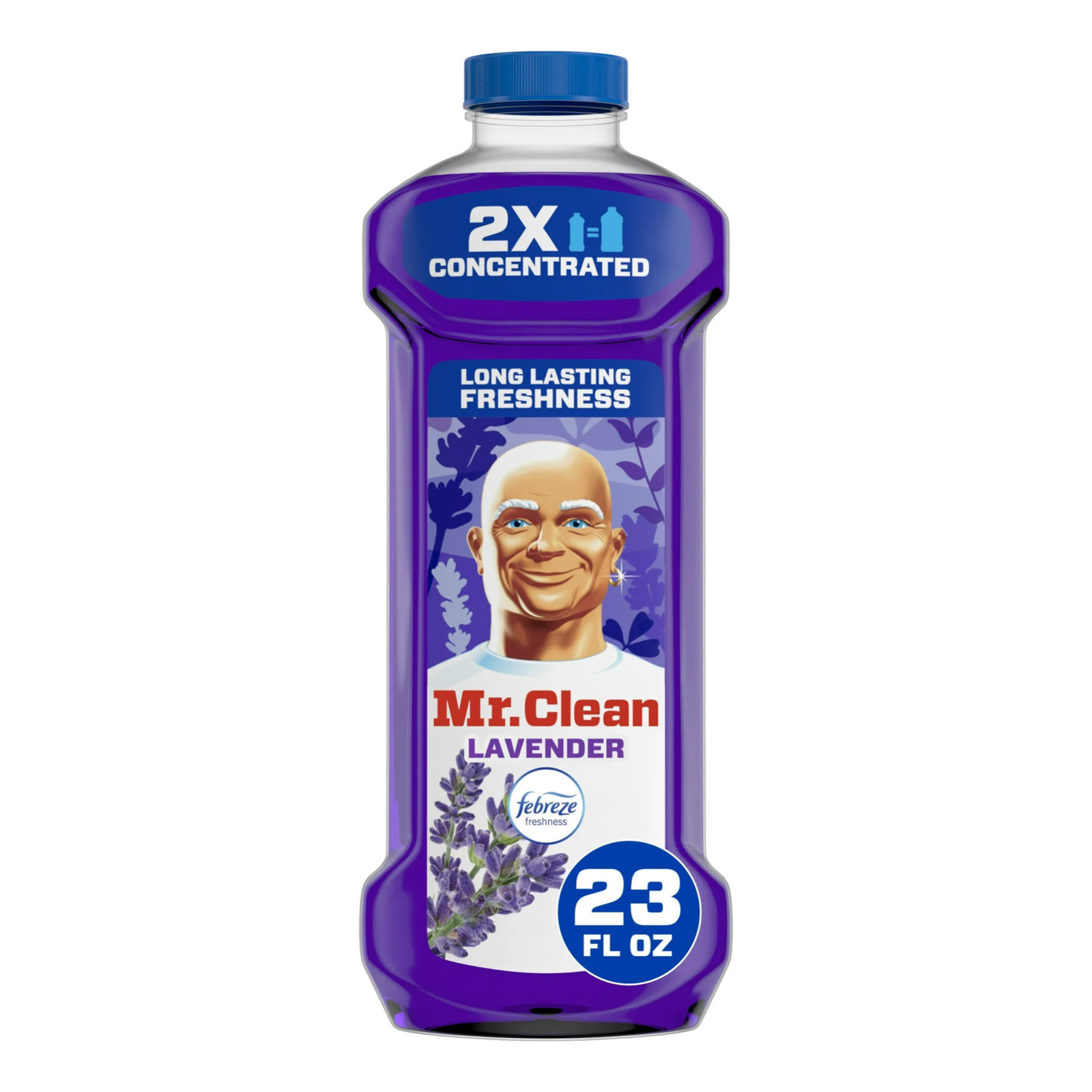 Mr. Clean 2X Concentrated Multi Surface Cleaner with Febreze Lavender Scent, 41
