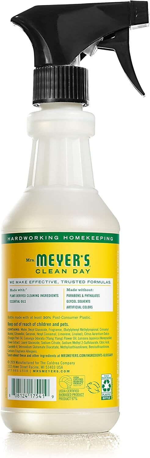 Mrs. Meyer’s Clean Day Multi-Surface Everyday Cleaner, Cruelty Free Formula,