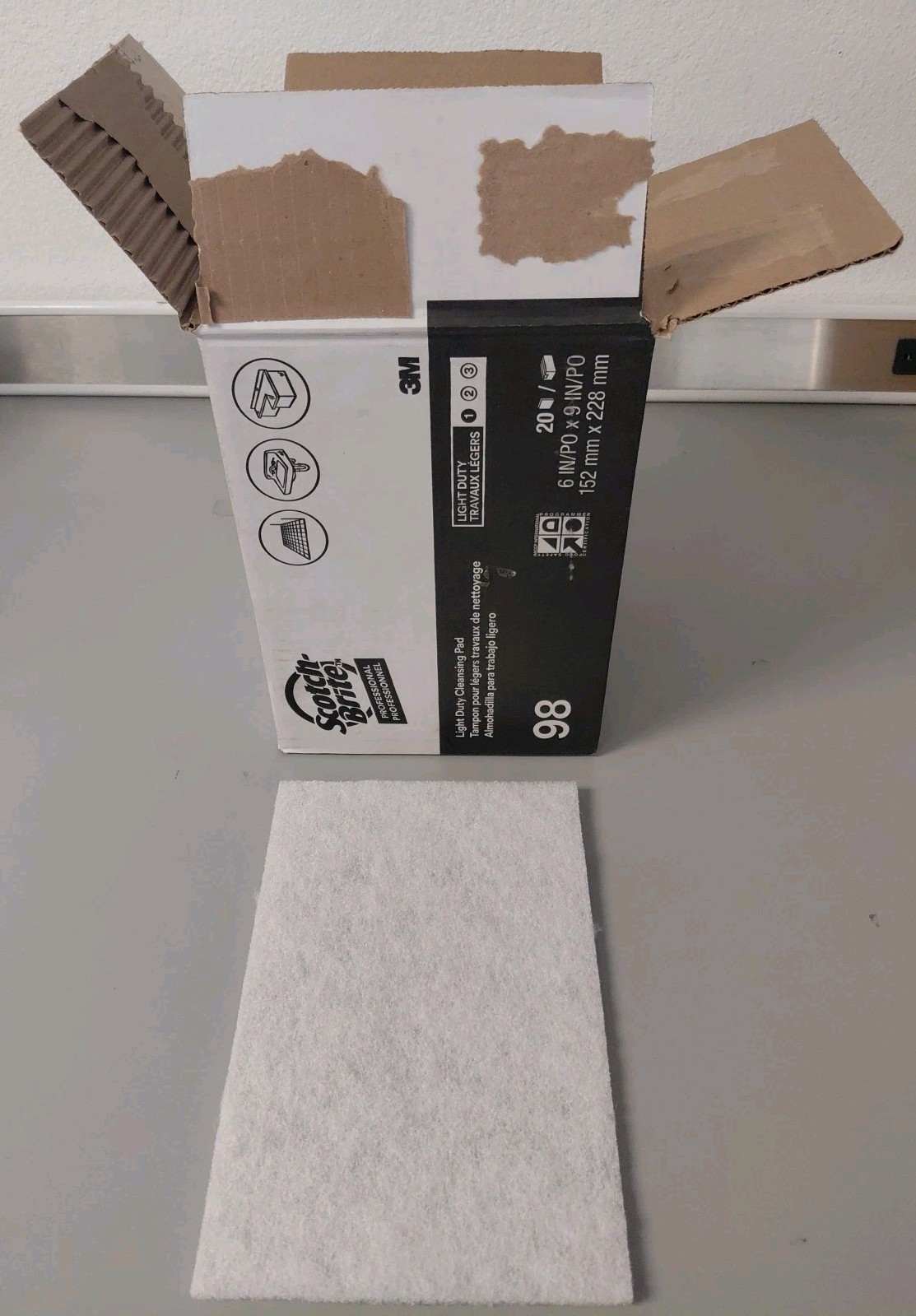 Box Of 20 Scotch-Brite Light Duty Cleansing Pads