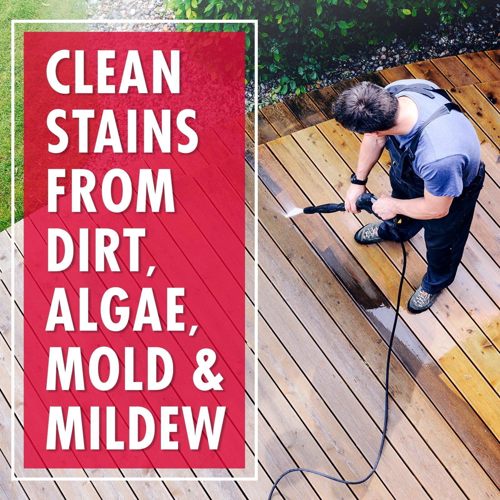1G Outdoor Multi-Surface Cleaner Cleans Stains Concentrate Roofs Stucco Boats