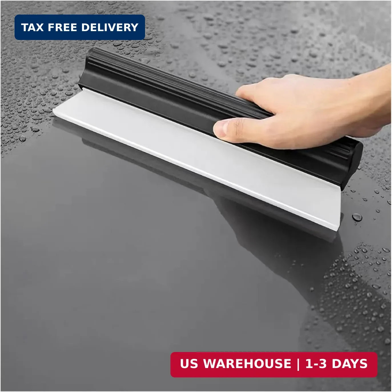 Car Water Blade Squeegee, Silicone Automotive Quick Drying Wiper Blade Squeegee,