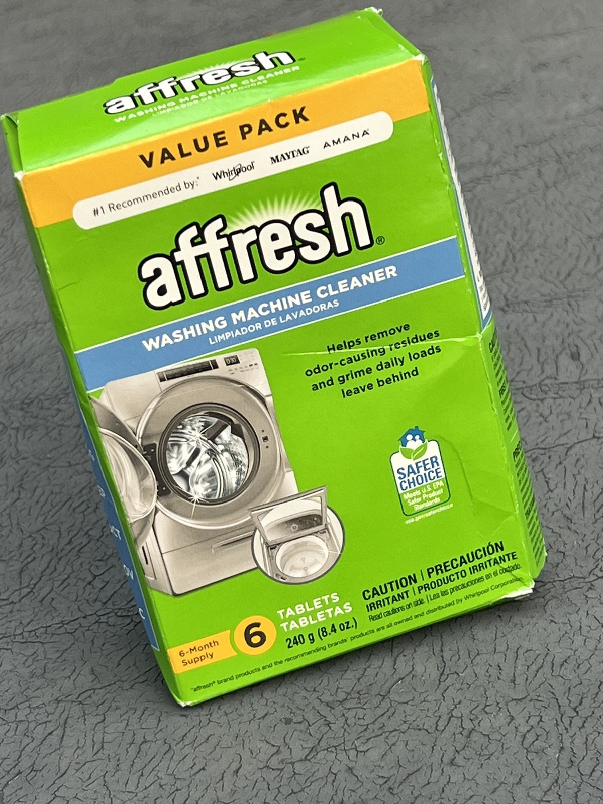 Affresh Washing Machine Cleaner Cleans Front Load and Top Load Washers Includ…