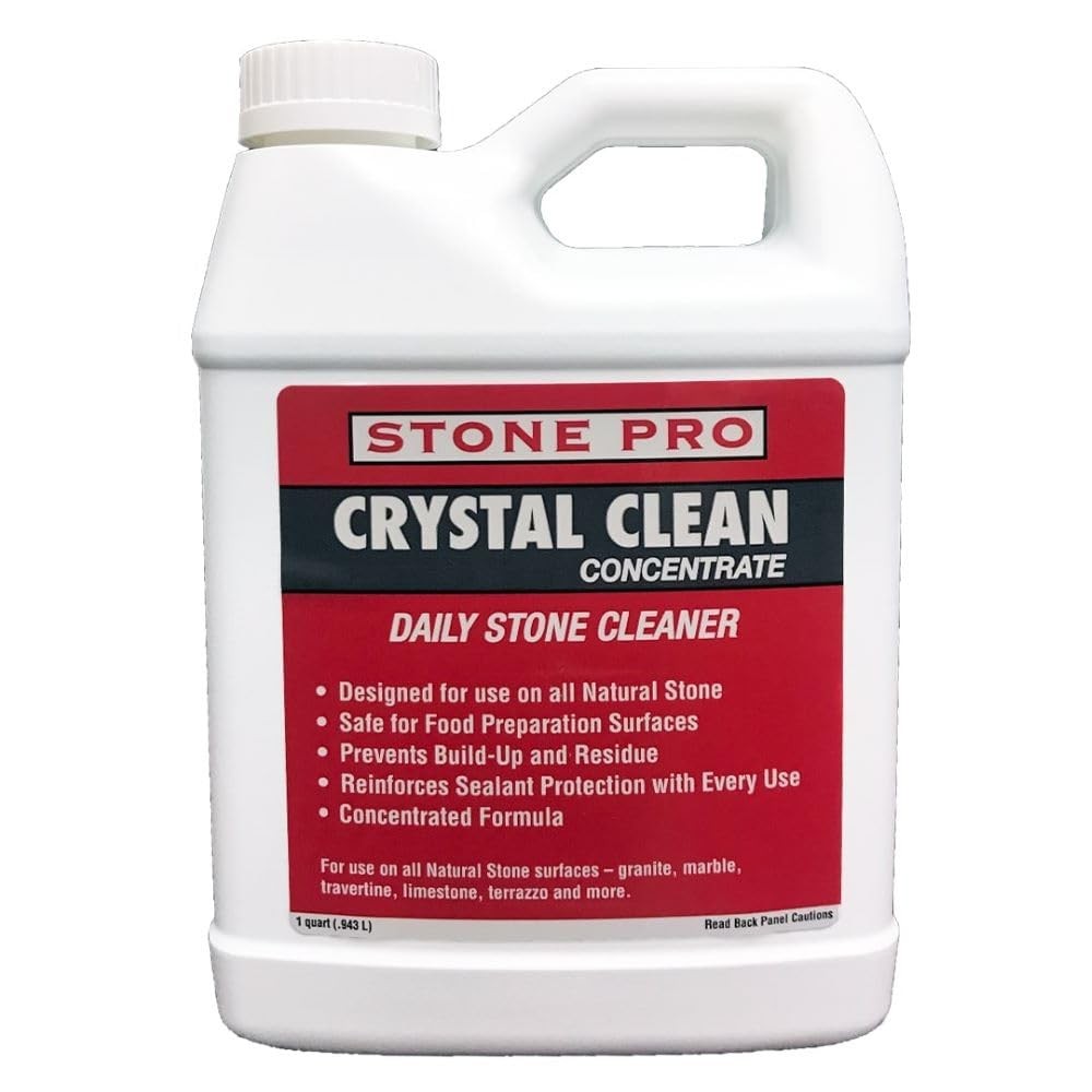 Stonepro Crystal Clean 32 Fl Oz Multi Surface Cleaner Streak Free Ph Neutral