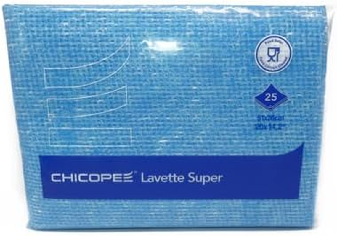 Chicopee Surface Cleaning Wipes – Lavette Super Blue Cloths, 150 Count